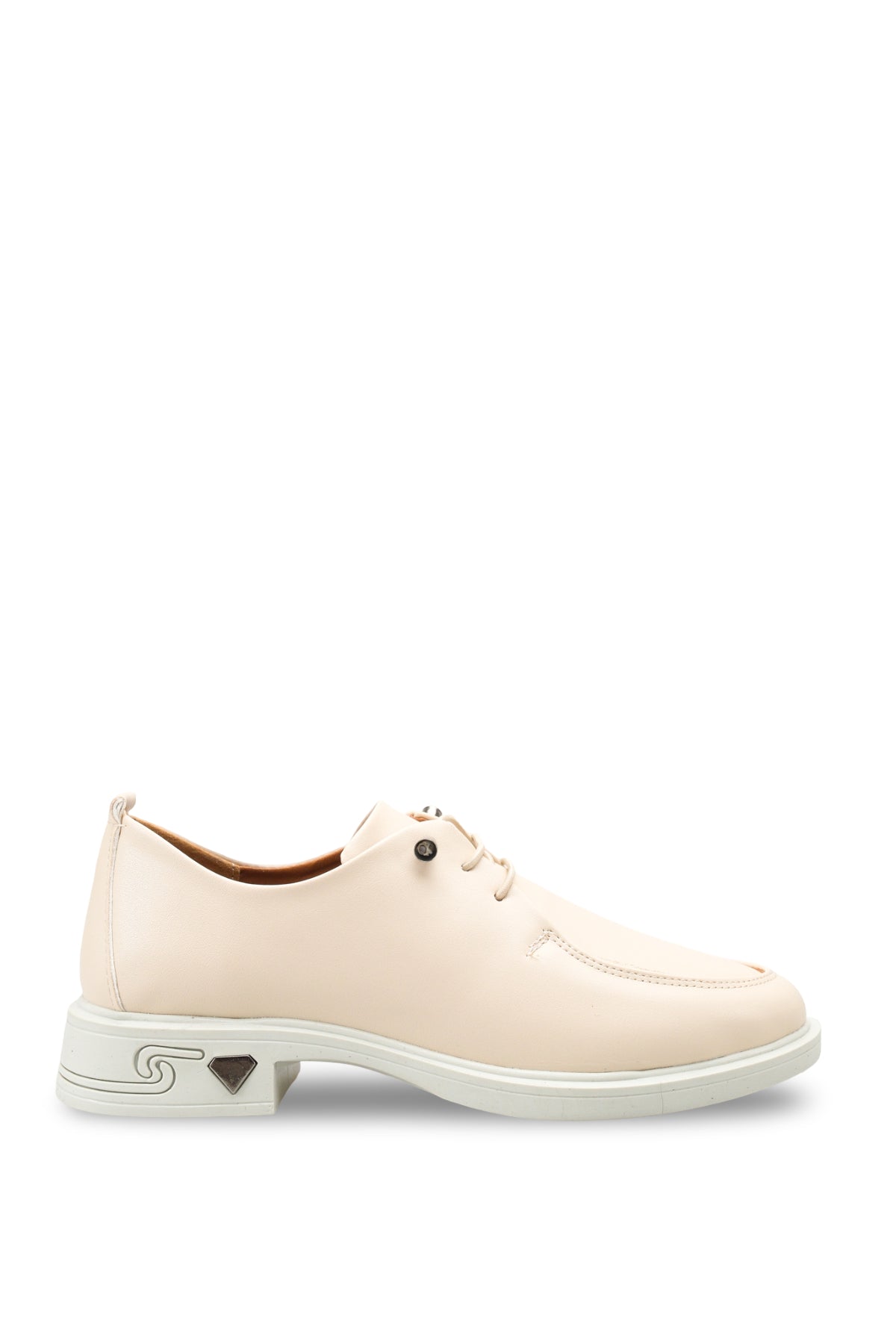 Riccon Kadın Loafer 0012345 Bej Cilt