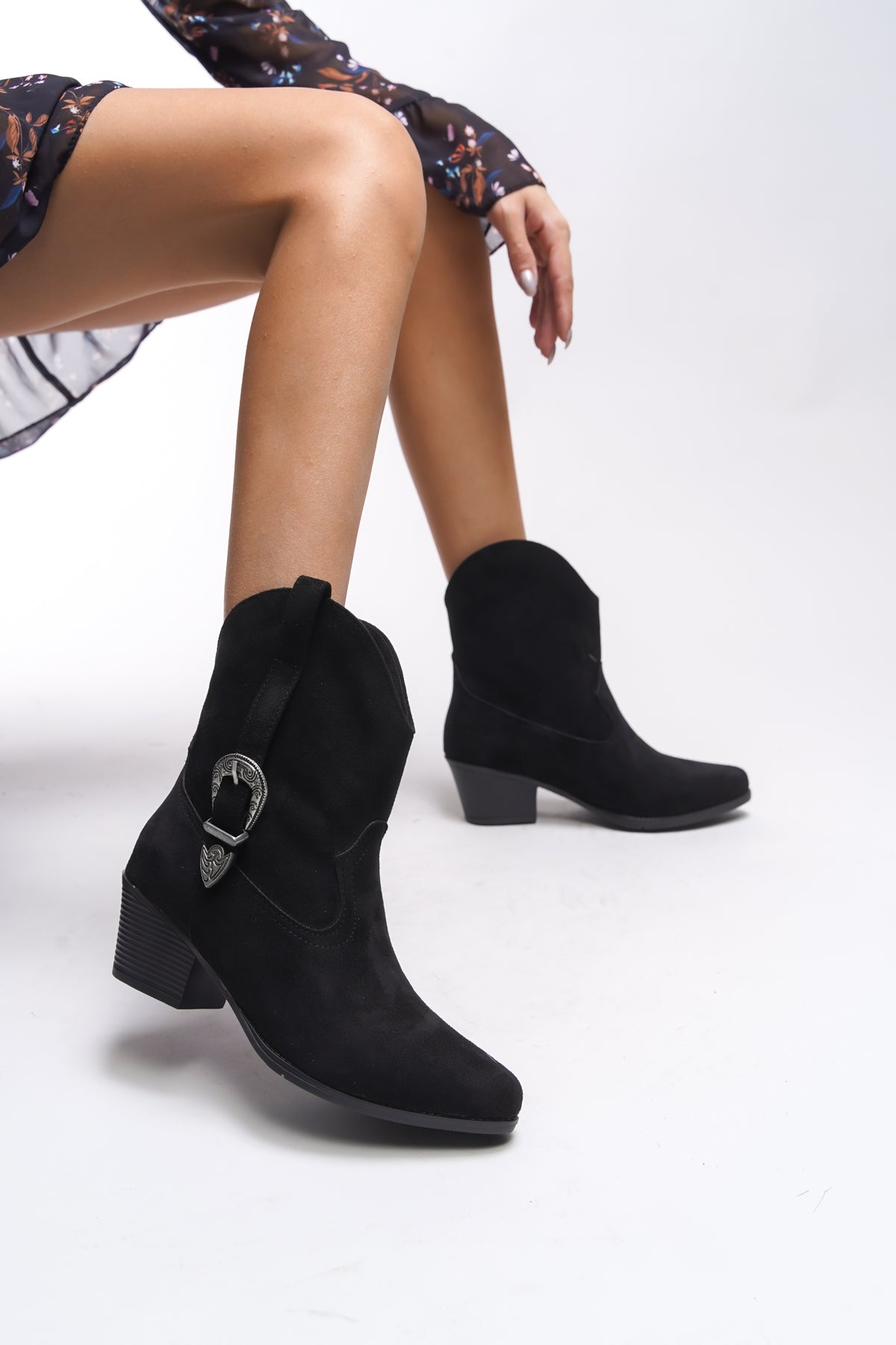 Riccon Deirotia Kadın Tokalı Western Bot 0012711