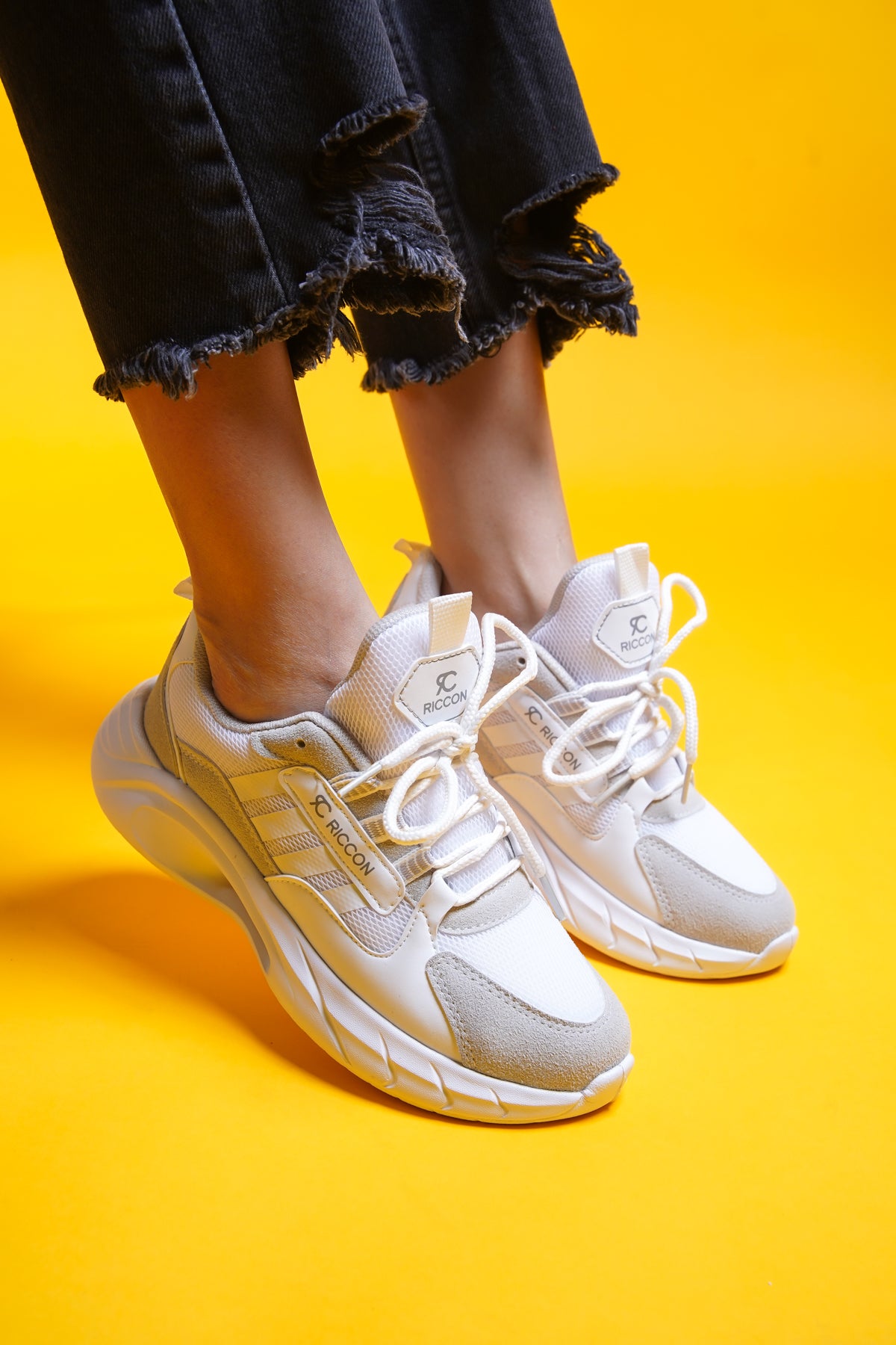 Riccon Torrine Unisex Sneaker 001293 Beyaz