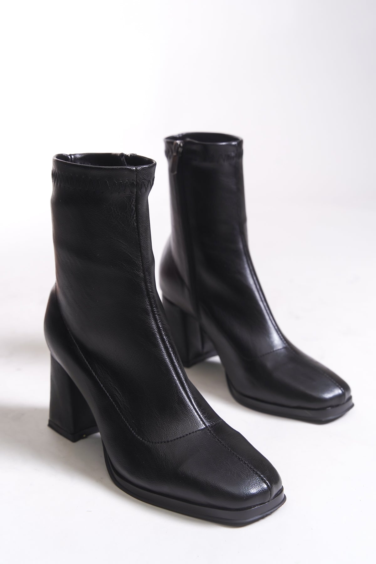 Riccon Neritarzah Kadın Topuklu Streç Bot 0012811