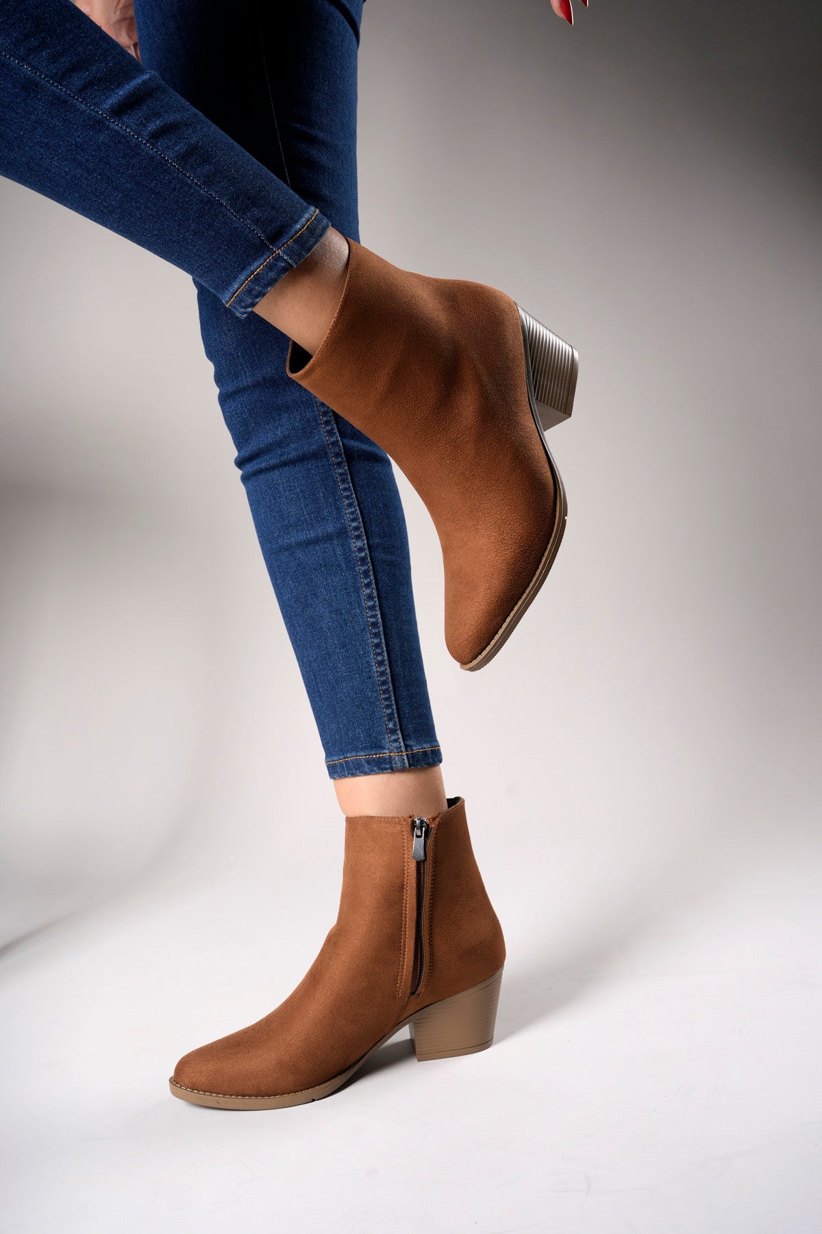 Riccon Gworlann Kadın Bot 00125005 Taba Süet