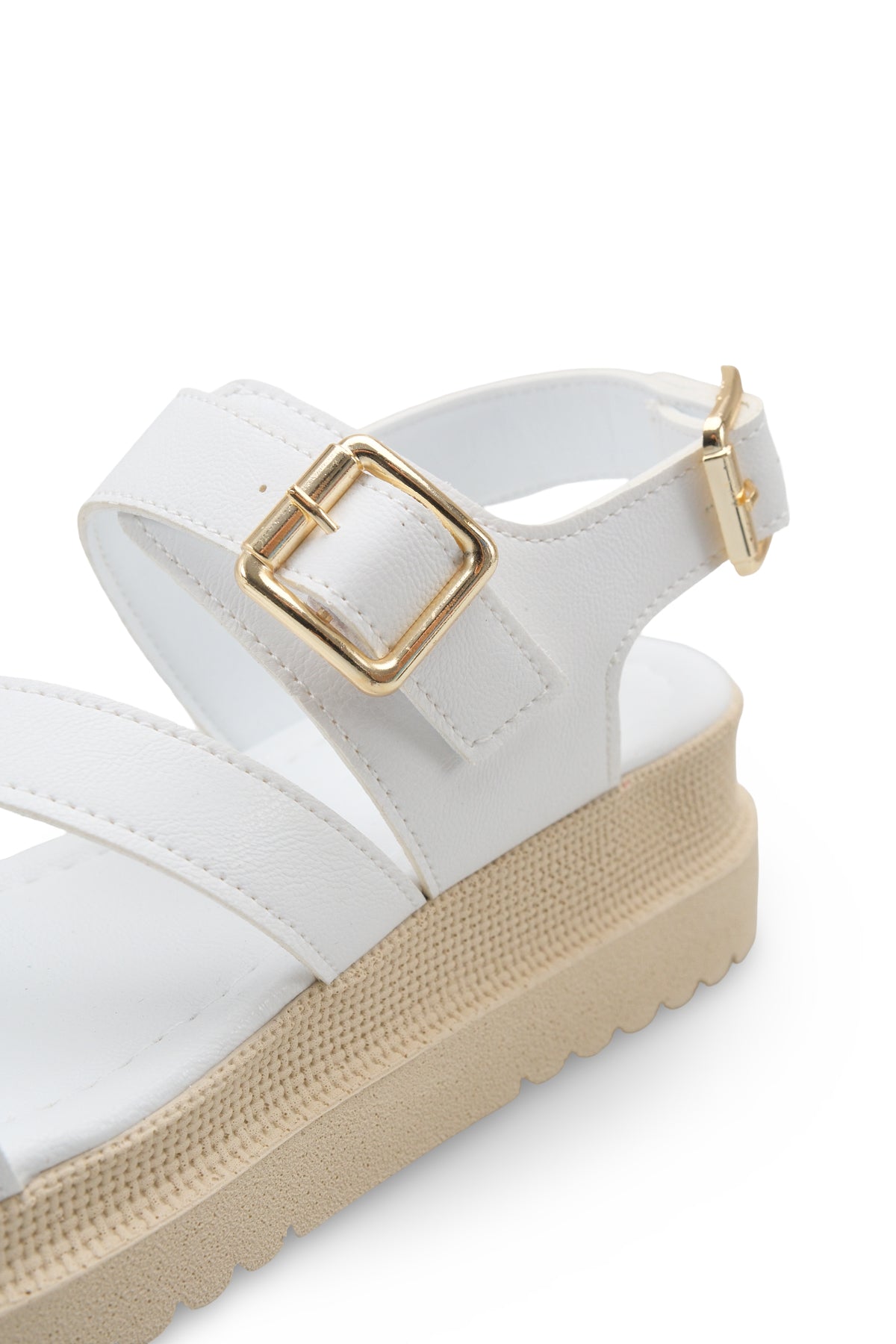 Riccon Kadın Sandalet 0012808 Beyaz