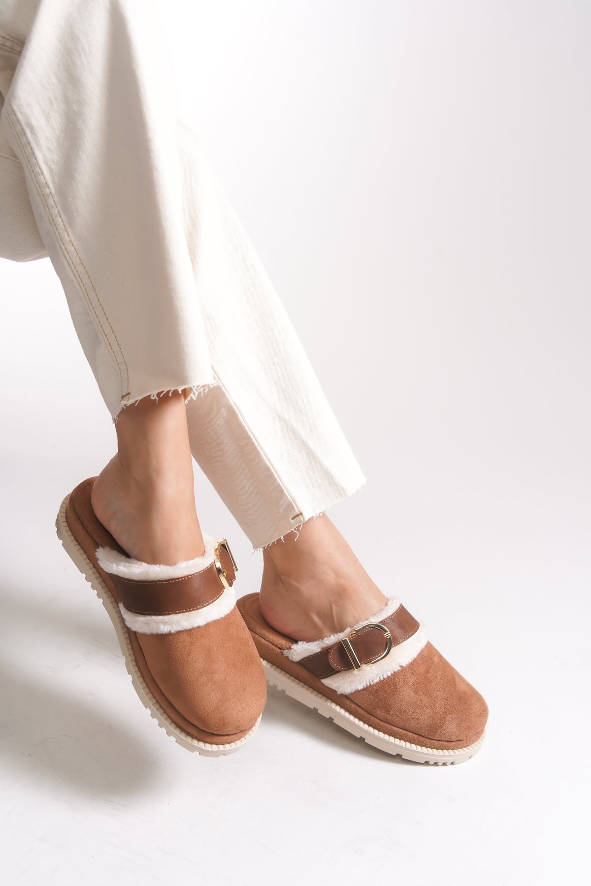 Riccon Lizyaries Kadın İçi Kürklü Terlik 0012688