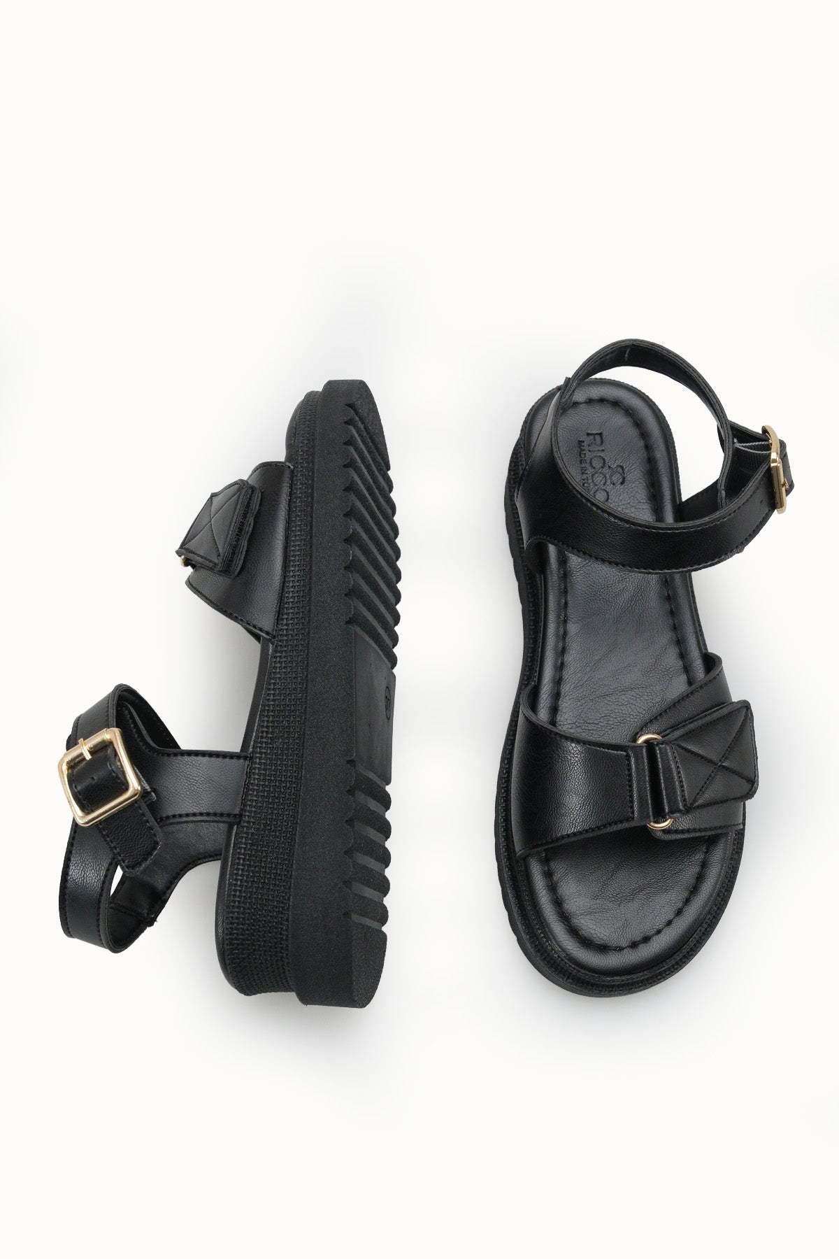 Riccon Kadın Sandalet 0012804 Siyah