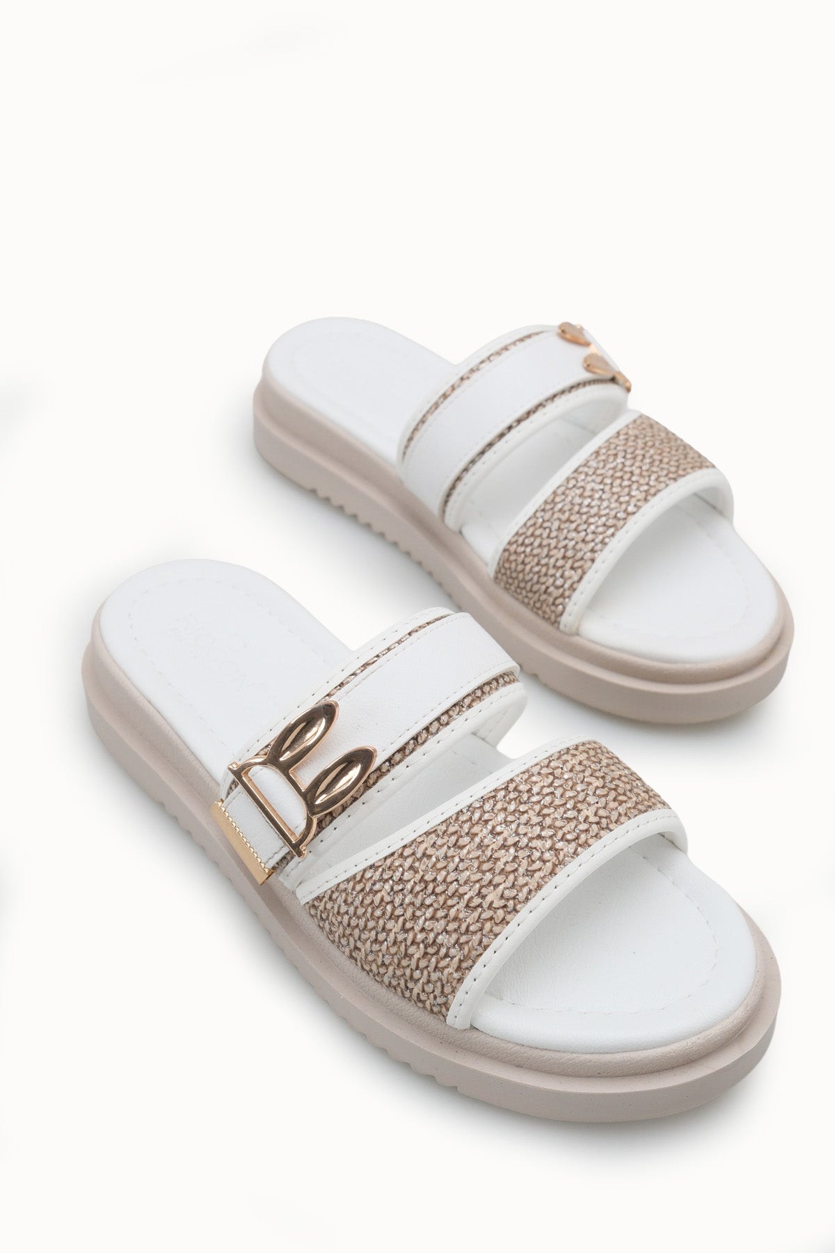 Riccon Kadın Terlik 00120427 Beyaz