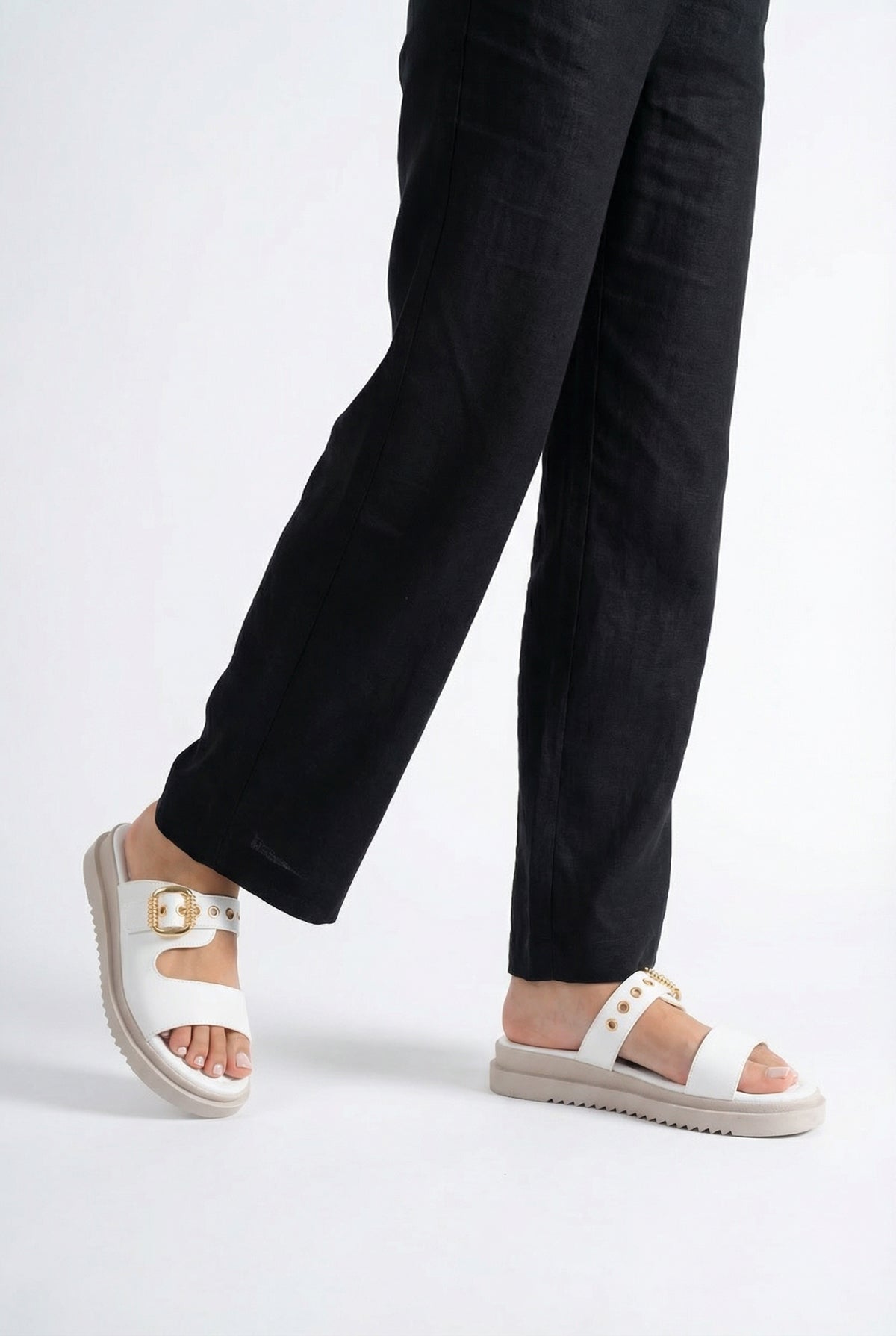 Riccon Kadın Terlik 00120405 Beyaz