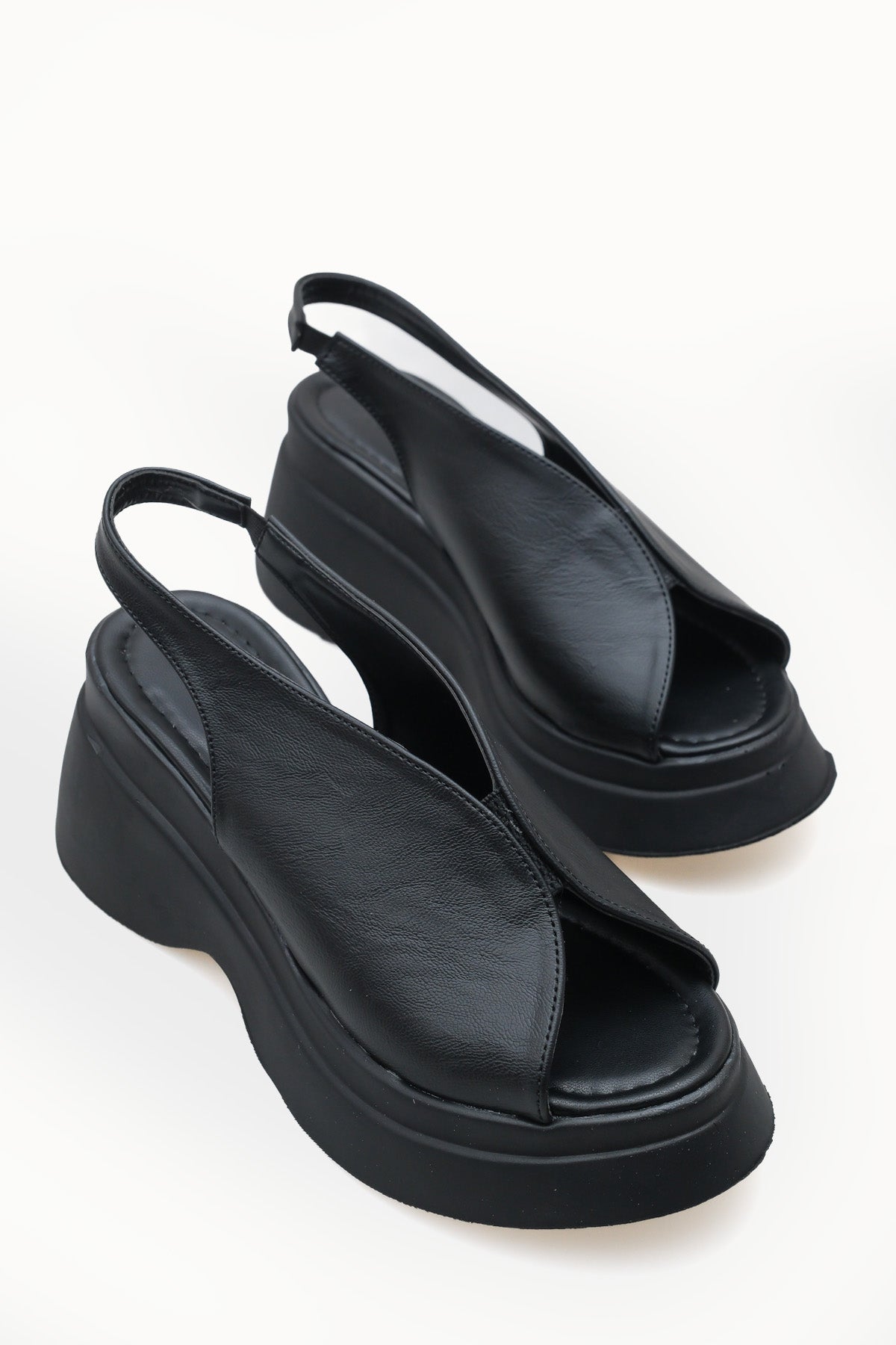 Riccon Kadın Sandalet 0012913 Siyah