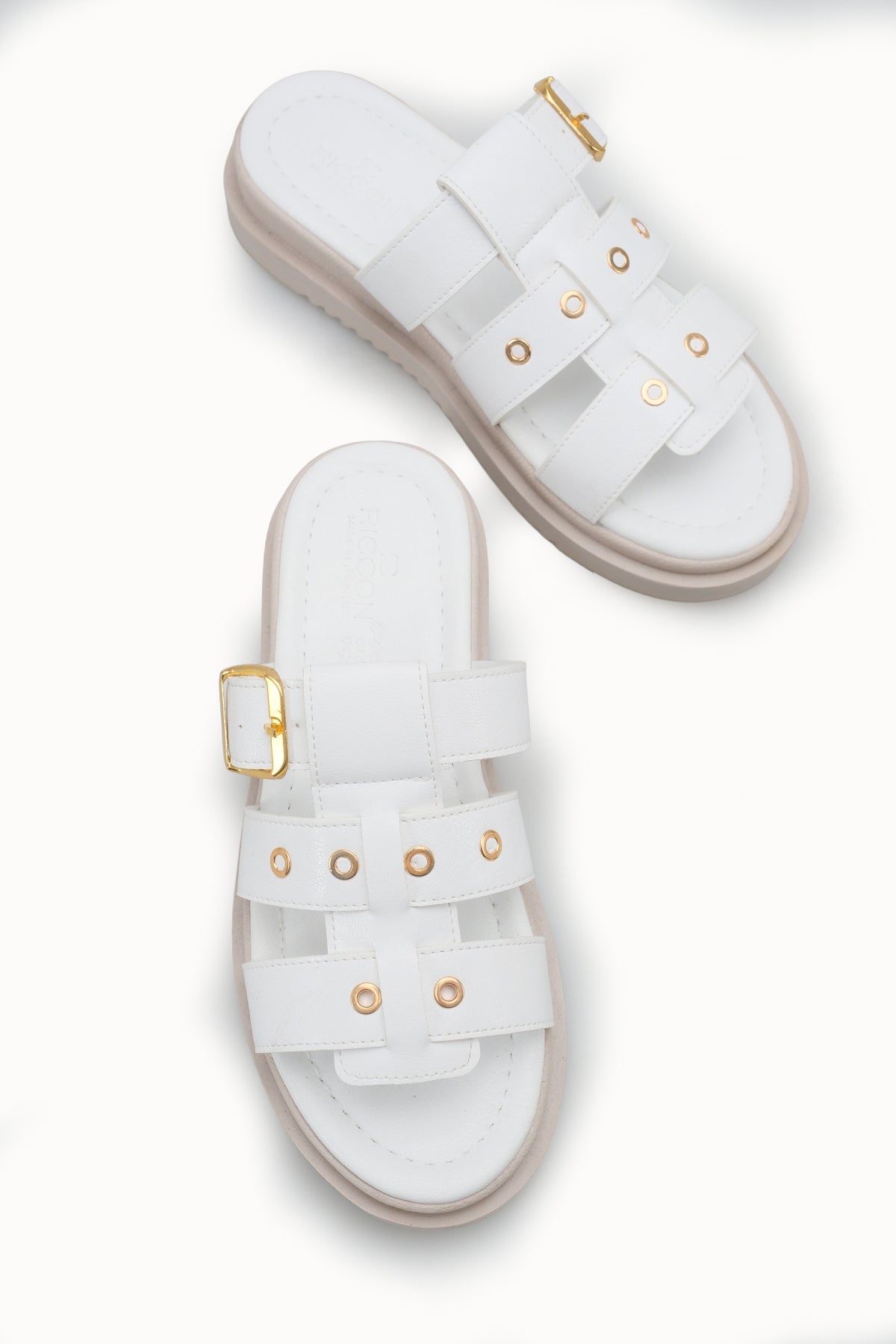 Riccon Kadın Terlik 00120411 Beyaz