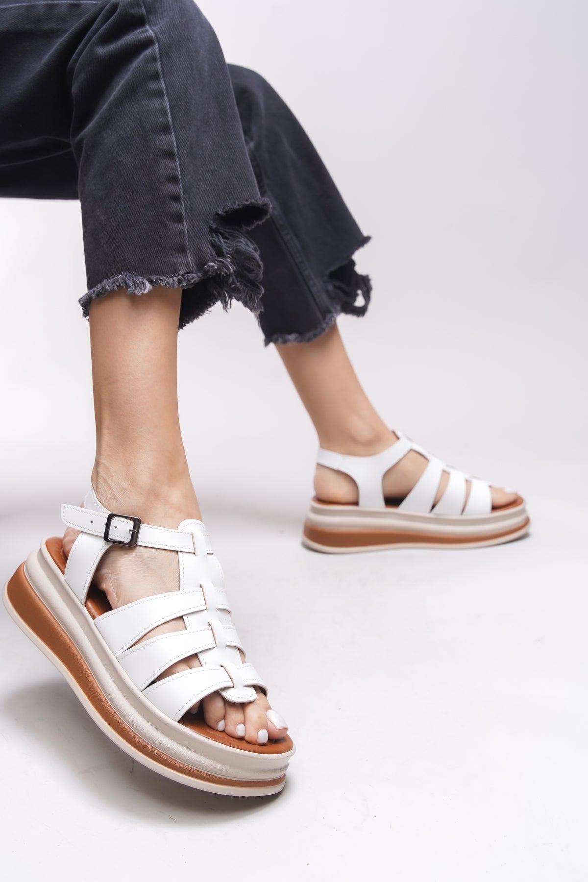 Riccon Syllaerla Kadın Sandalet 0012325