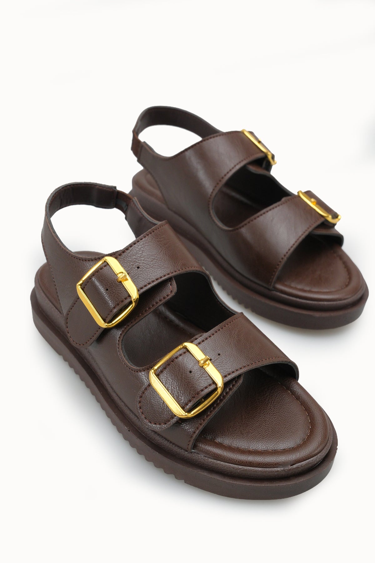 Riccon Kadın Sandalet 00120303 Kahverengi