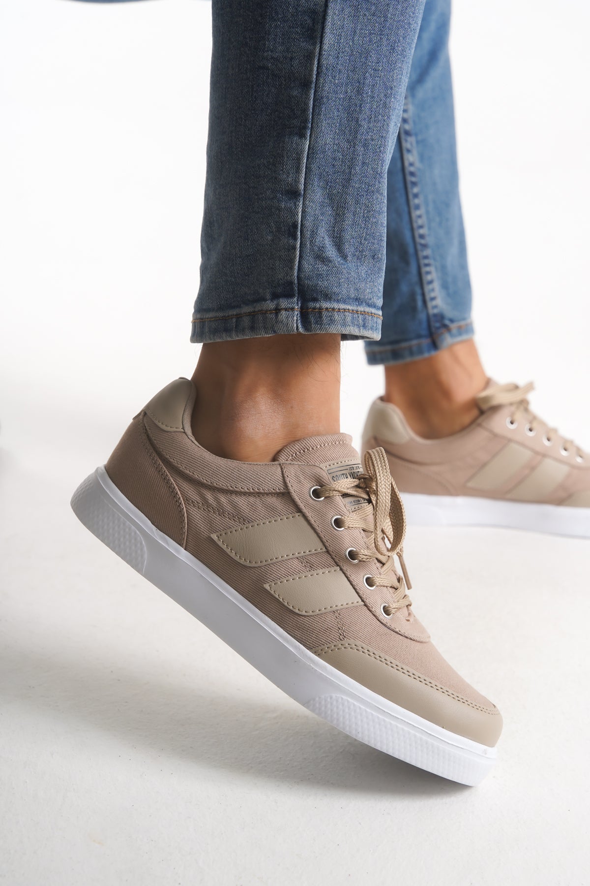 Riccon Gaentrine Erkek Sneaker 00122690 Bej
