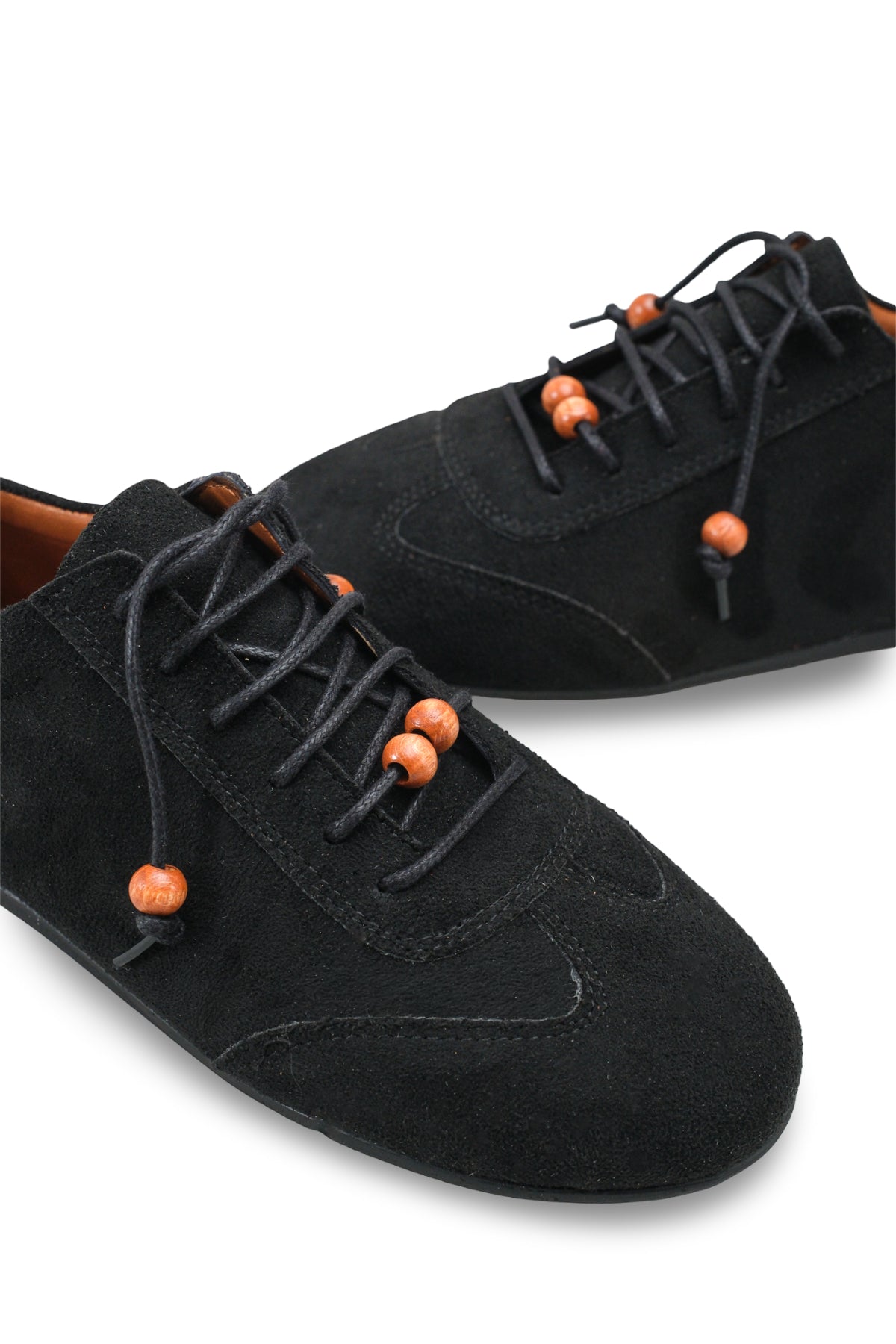 Riccon Kadın Sneaker 001262 Siyah Süet