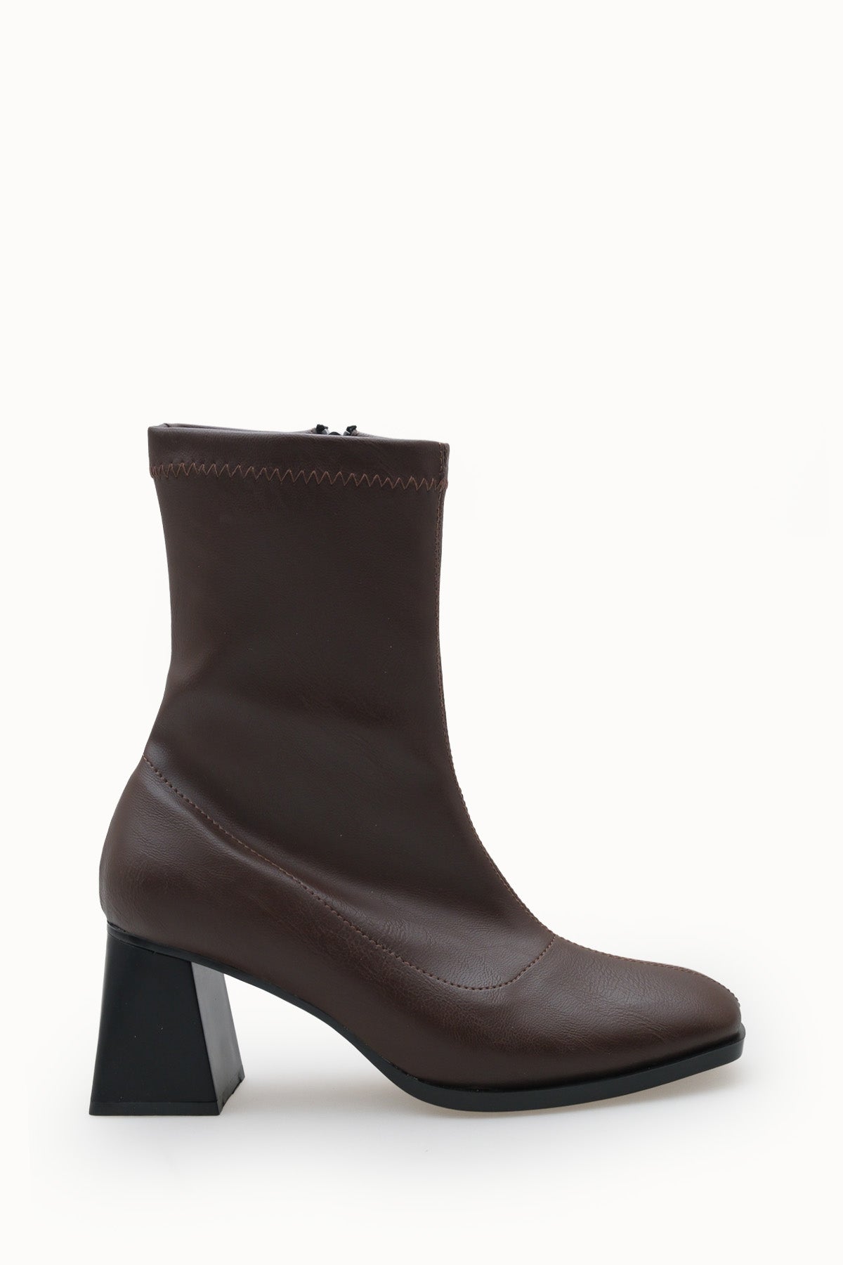 Riccon Kadın Topuklu Bot 00122100 Kahverengi Cilt