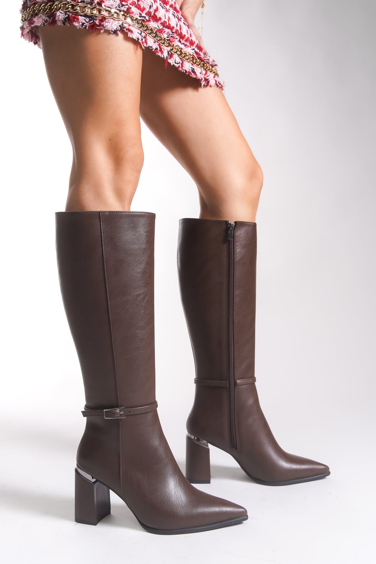 Riccon Kadın Sivri Burun Çizme 0012074