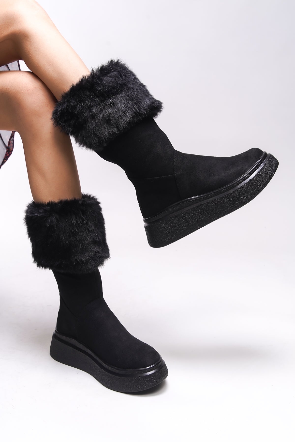 Riccon Vicriara Kadın Kürklü Bot 00121000