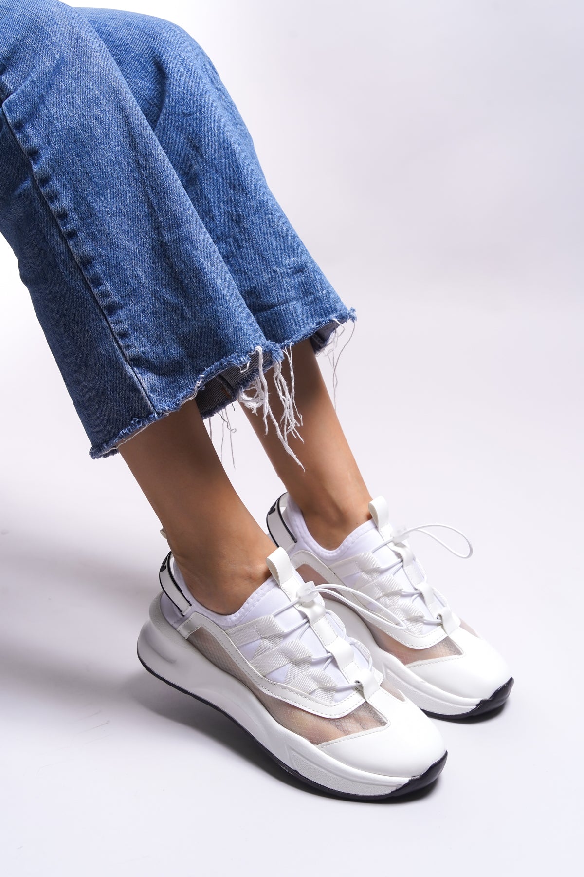 Riccon Yeelluna Kadın Sneaker 00122353 Beyaz