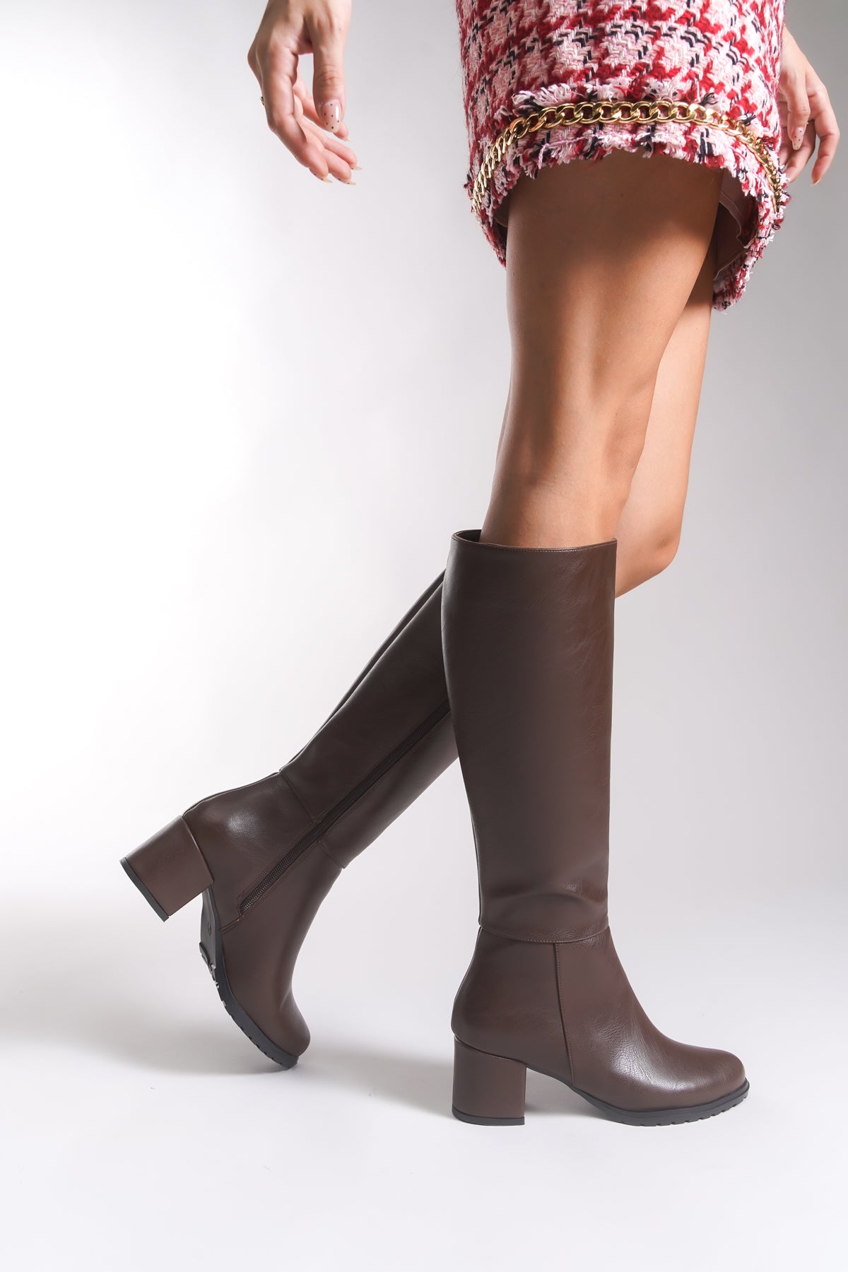 Riccon Kadın Diz Altı Çizme 0012504
