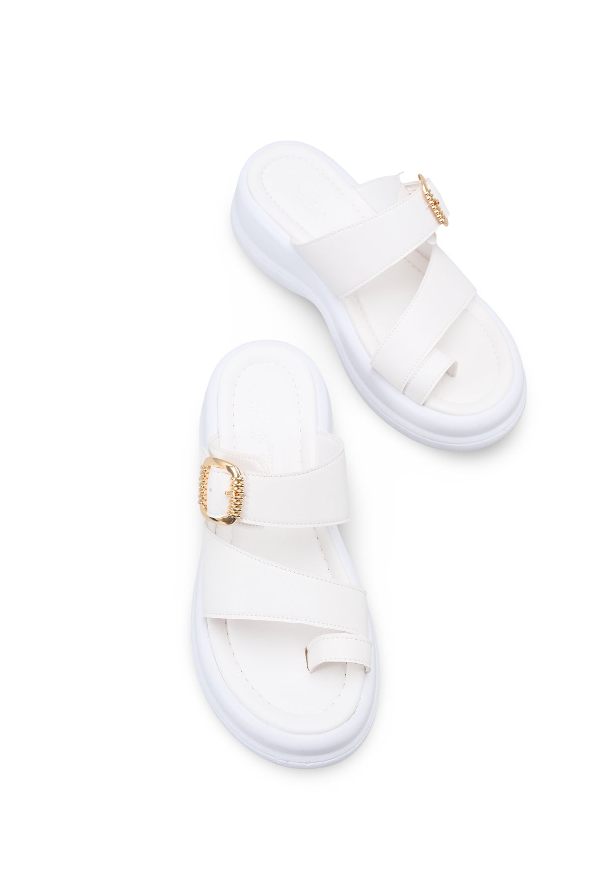 Riccon Kadın Parmak Arası Terlik 00121024 Beyaz