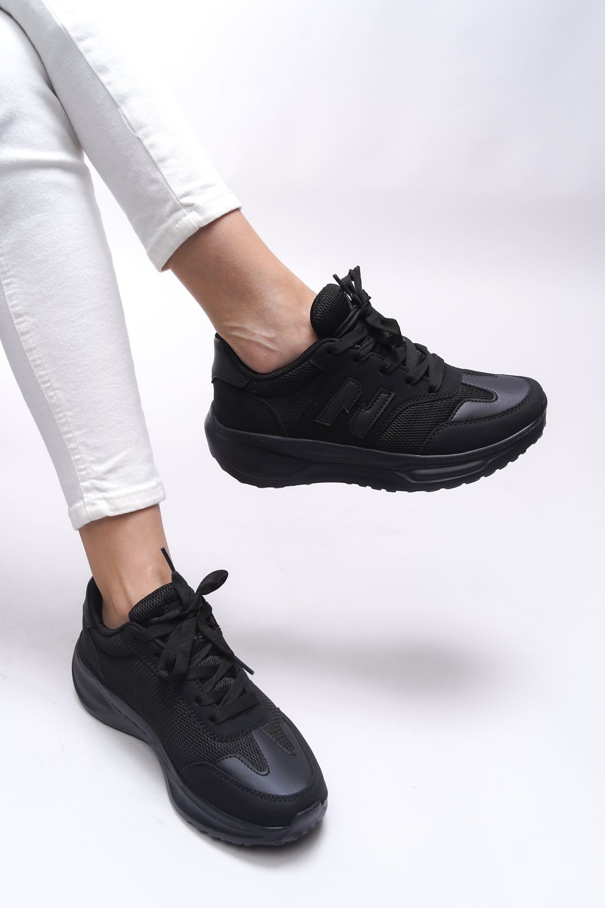 Riccon Edethaela Kadın Sneaker 0012615 Siyah