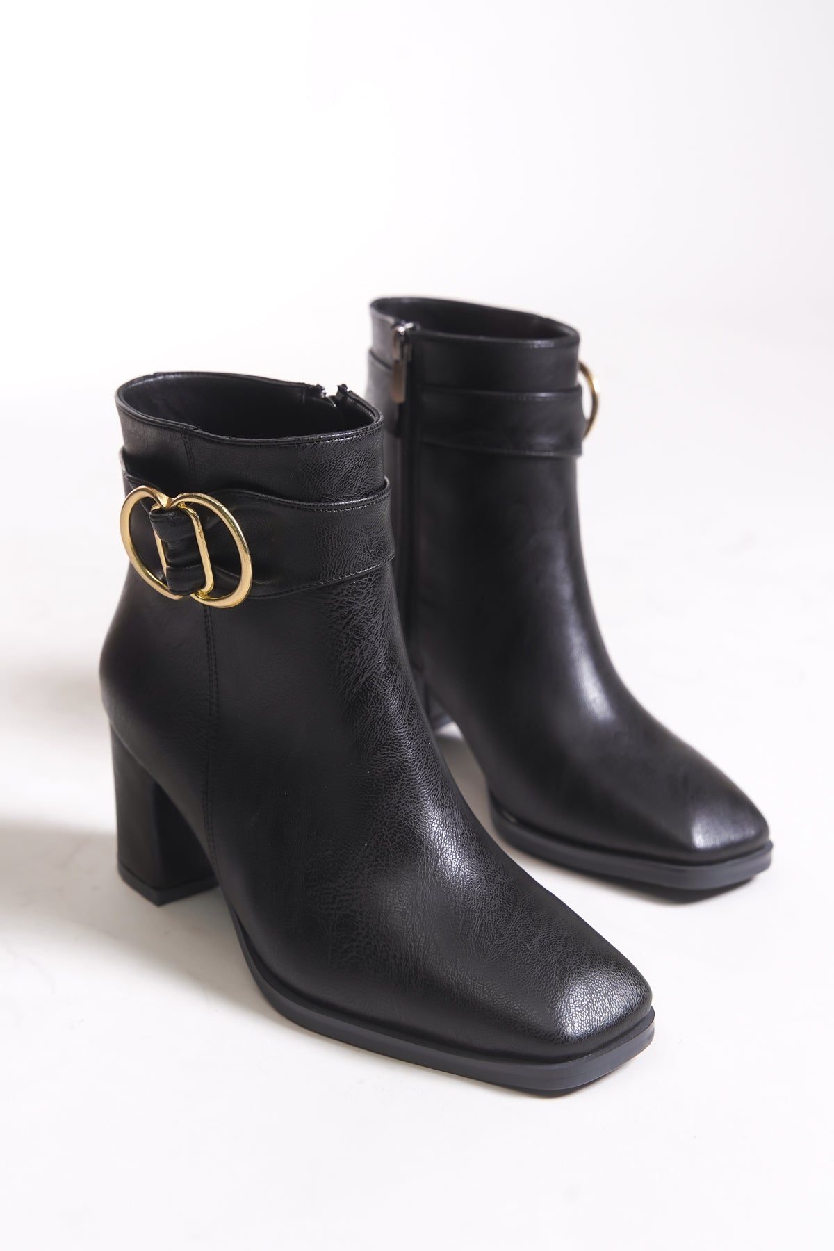 Riccon Kadın Toka Detaylı Topuklu Bot 00121040