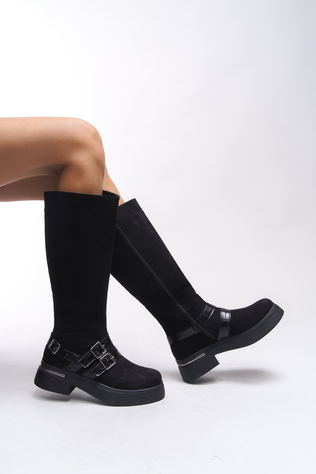 Riccon Kerrurth Kadın Toka Detaylı Çizme 00123310