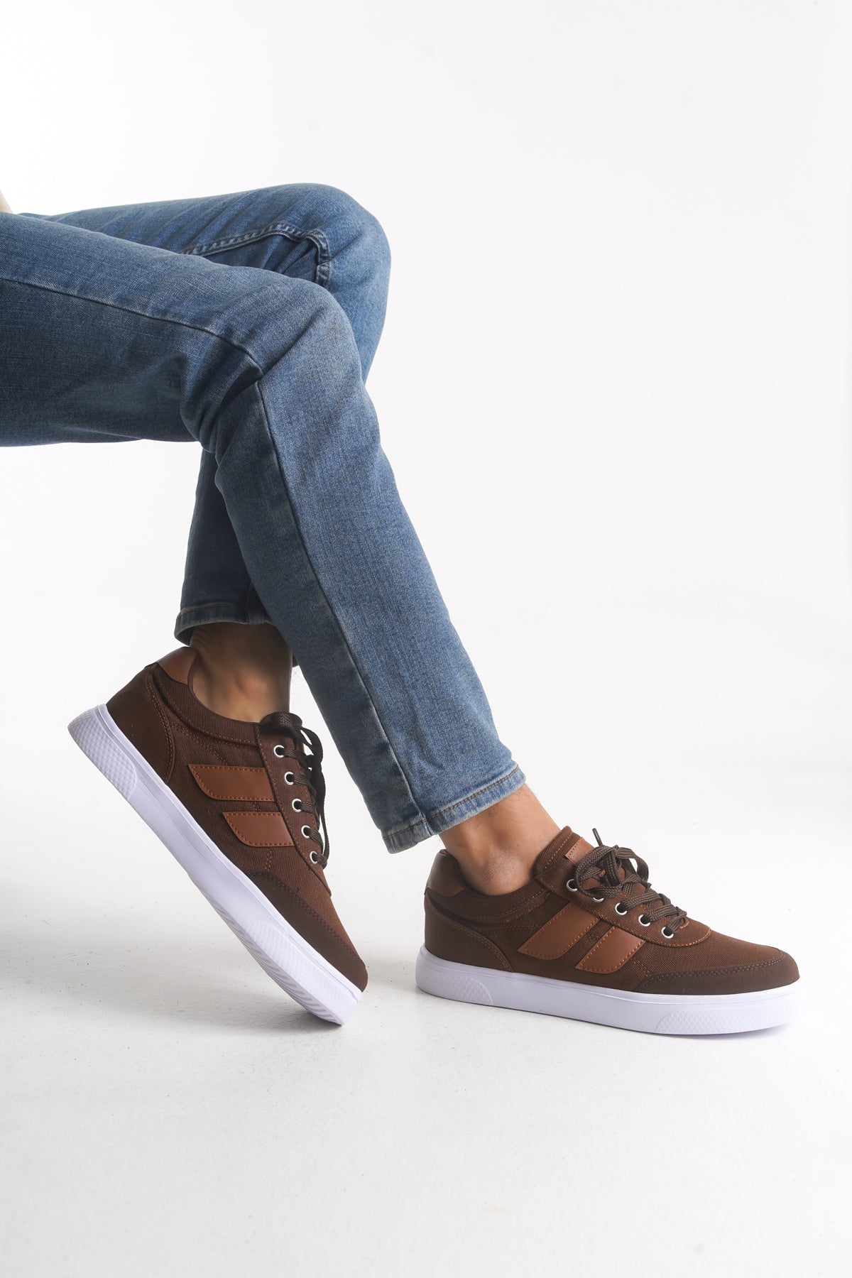 Riccon Gaentrine Erkek Sneaker 00122690 Kahverengi