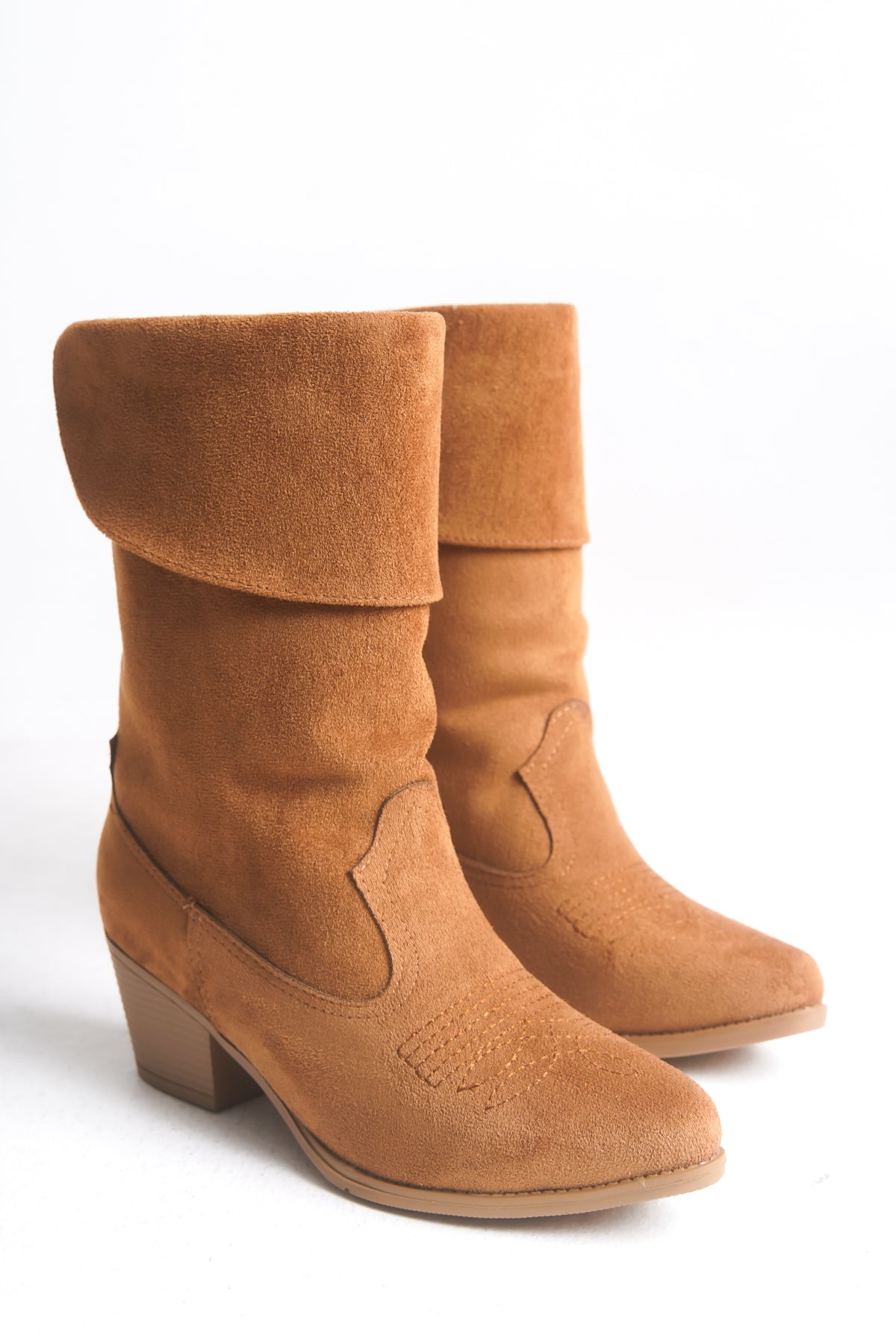 Riccon Kadın Kısa Western Çizme 0012891