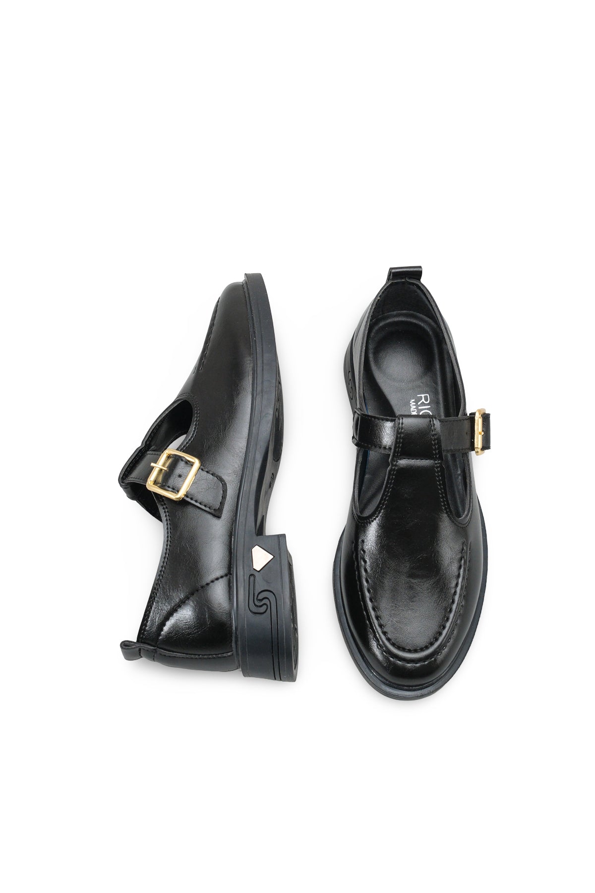 Riccon Kadın Loafer 0012350 Siyah Rustik