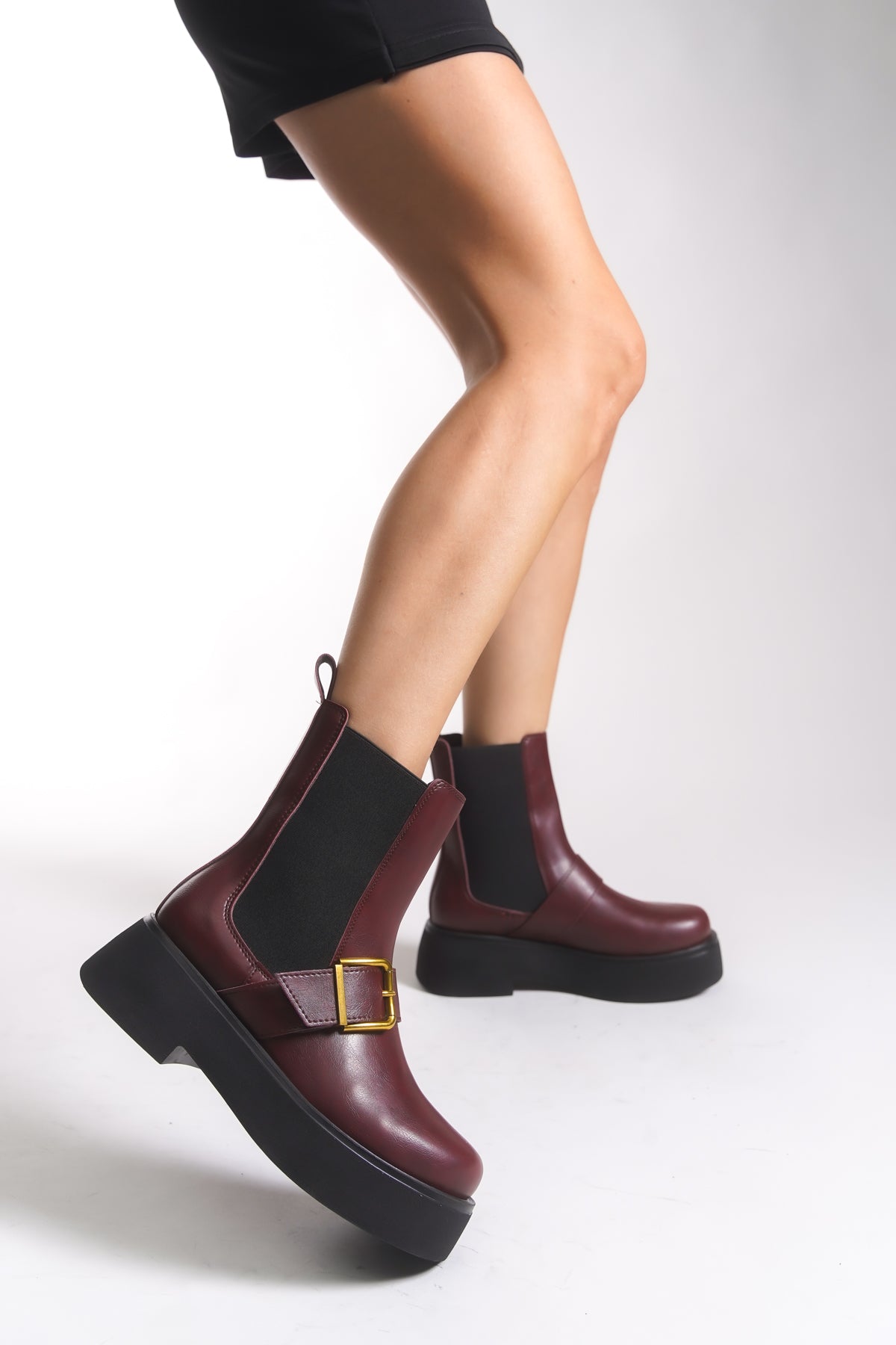 Riccon Aralenthia Kadın Bot 00123006 Bordo