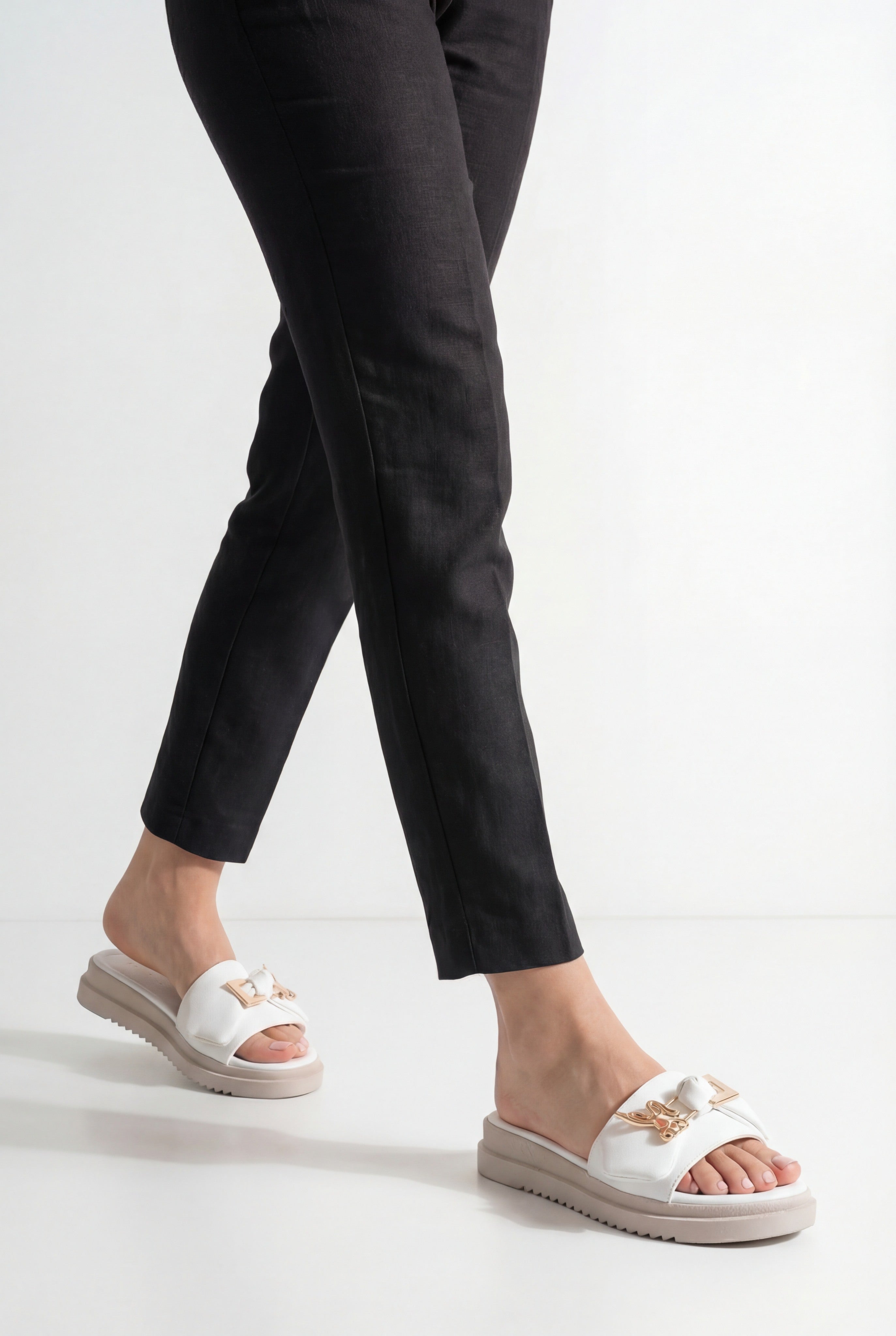 Riccon Kadın Terlik 00120416 Beyaz