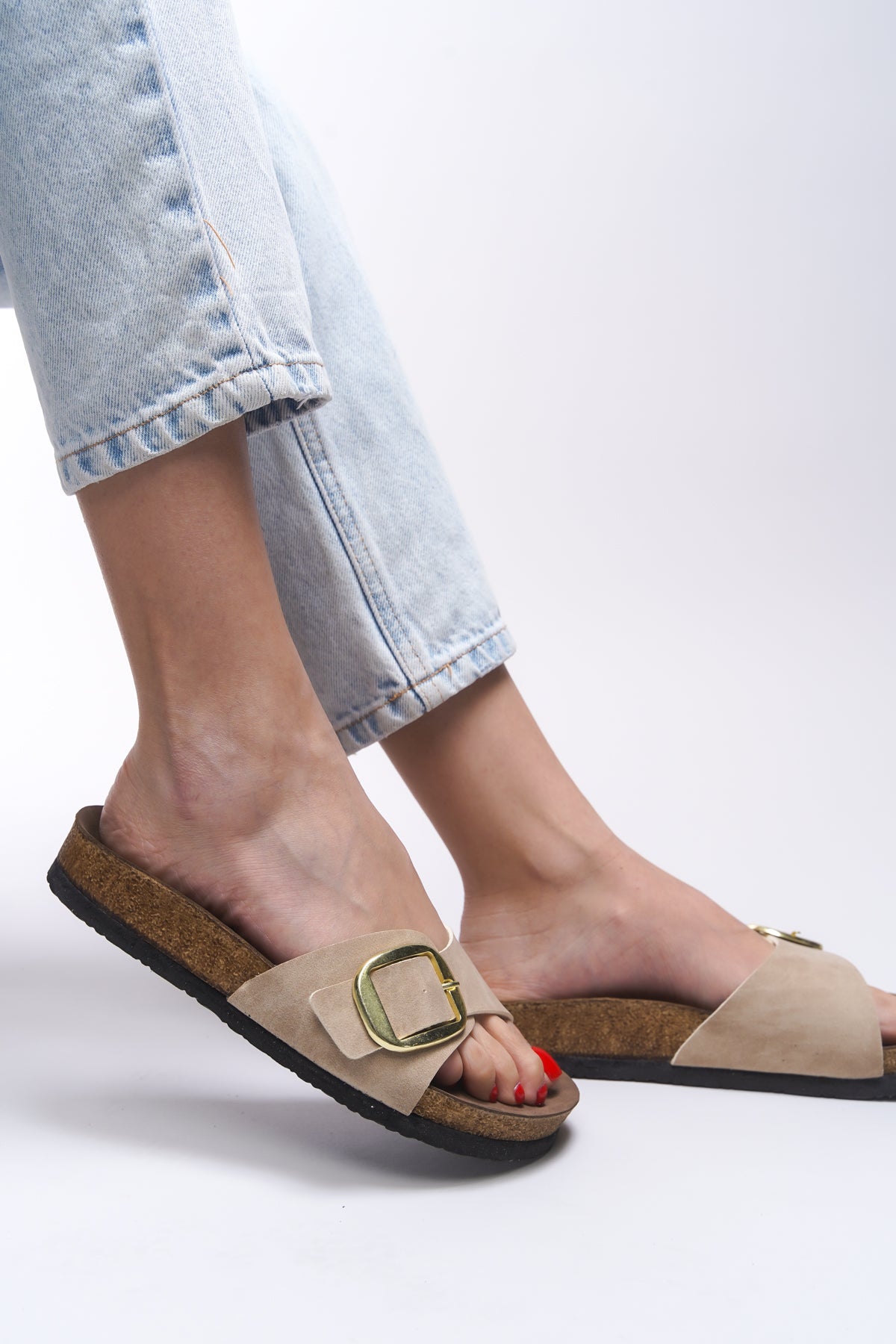 Riccon Hosrathla Kadın Tek Tokalı Terlik 0012603