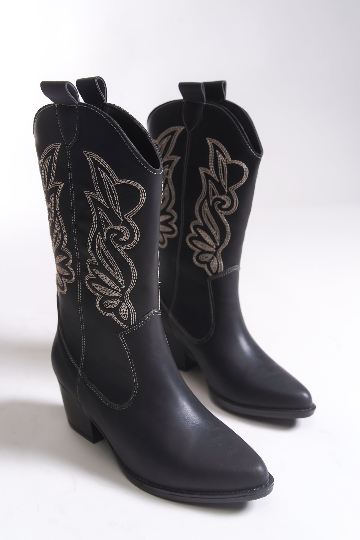 Riccon Qiraveth Kadın Western Kısa Çizme 001250061