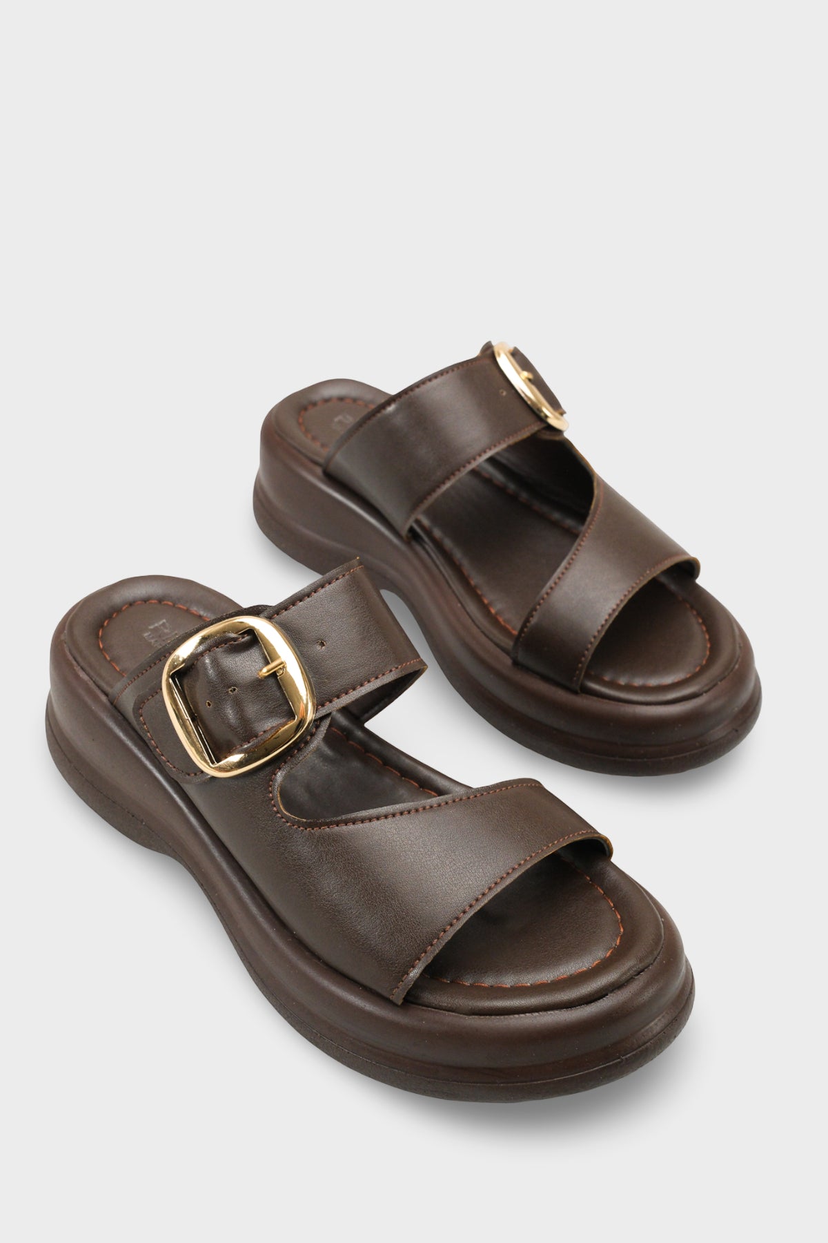 Riccon Kadın Terlik 00121022 Kahverengi