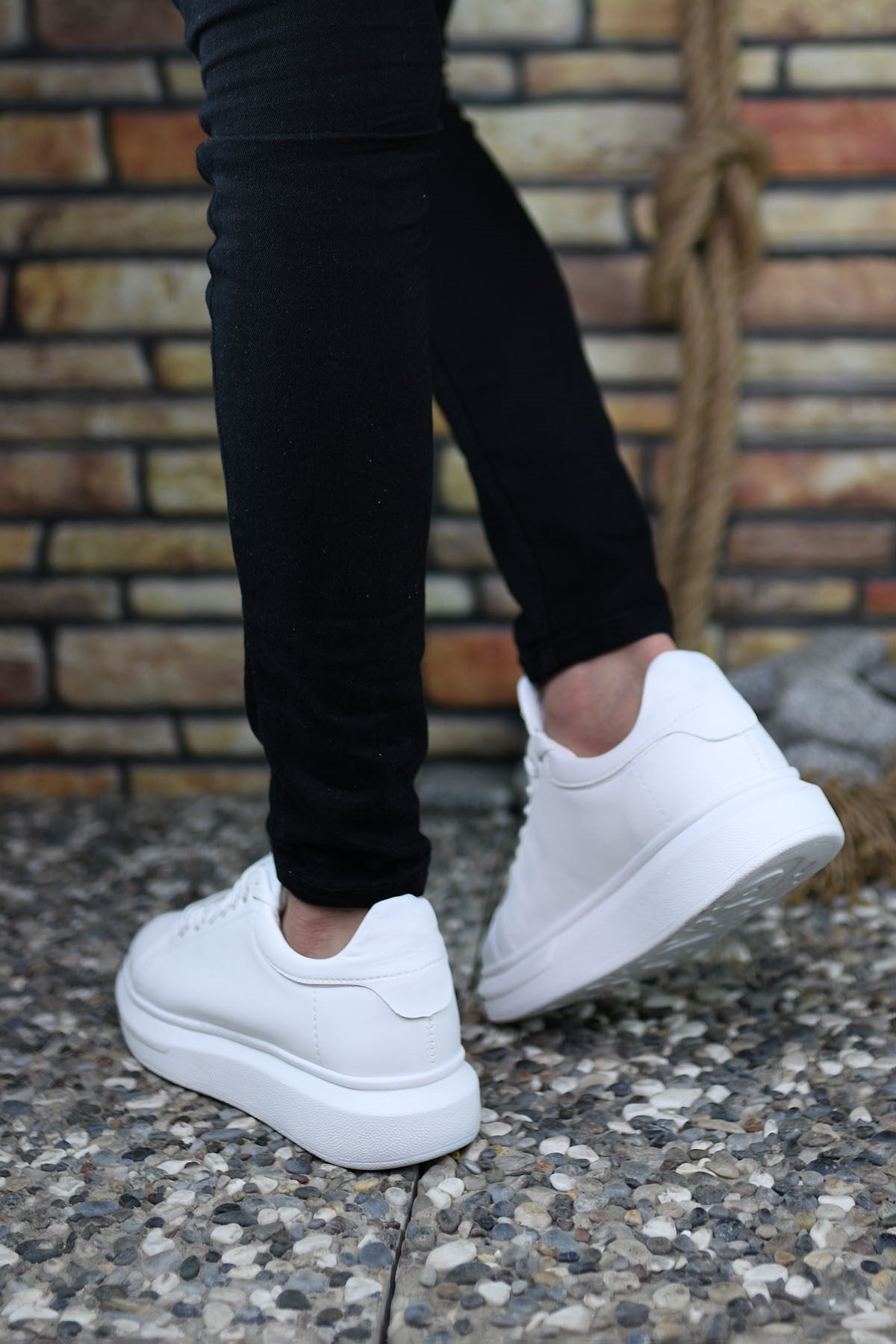 Riccon Erkek Sneaker Beyaz Beyaz