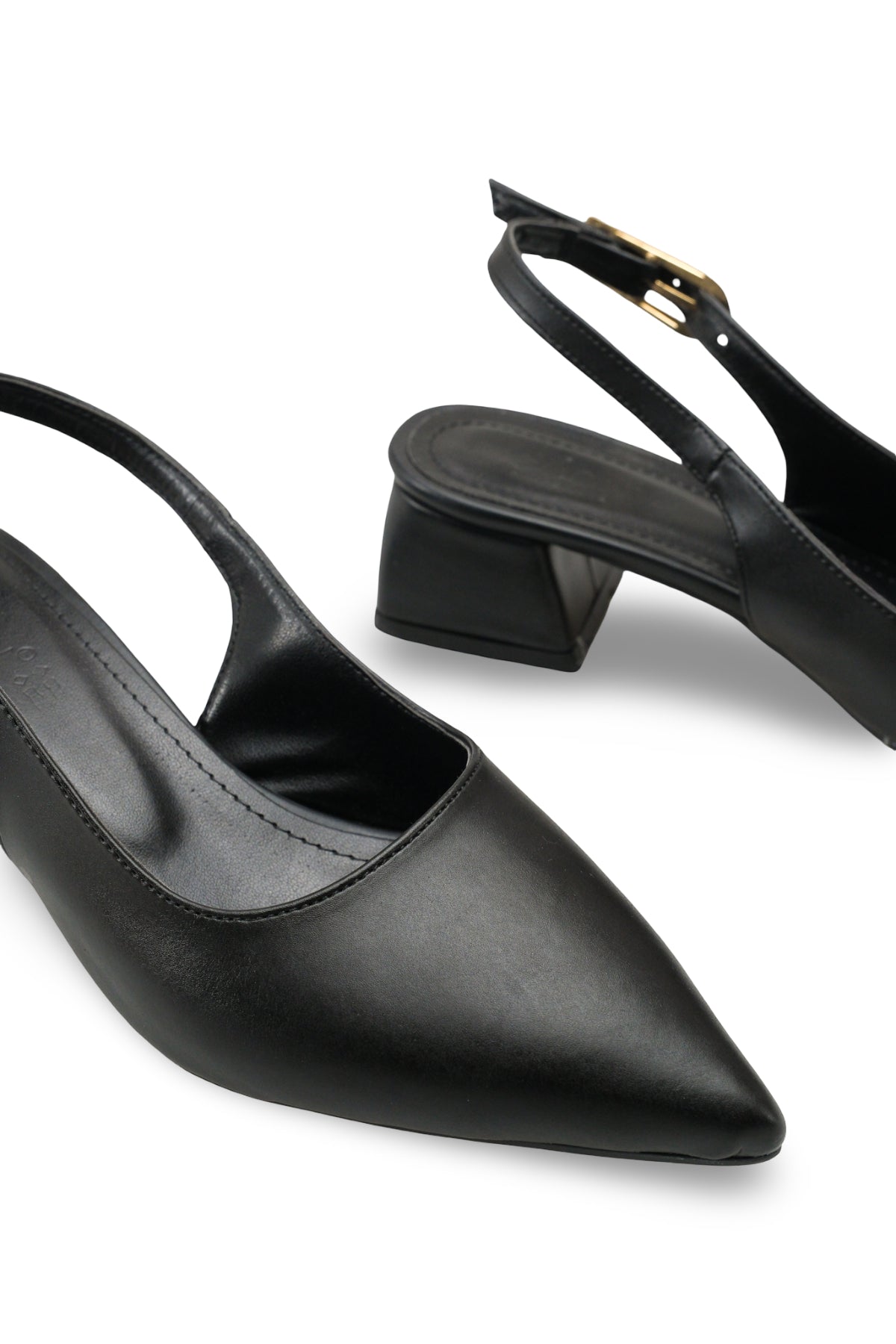 Riccon Kadın Sivri Burunlu Arkası Açık Topuklu Ayakkabı 001295