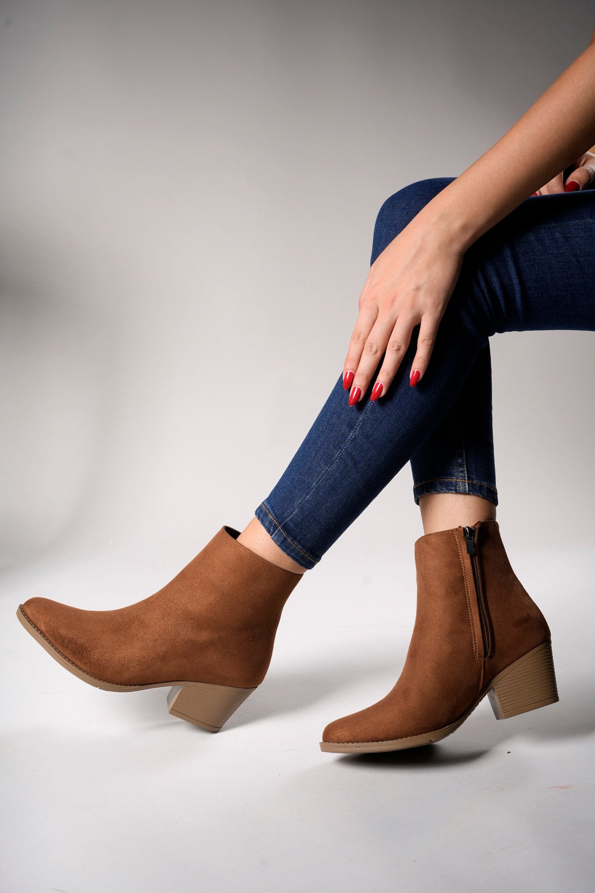 Riccon Gworlann Kadın Bot 00125005 Taba Süet