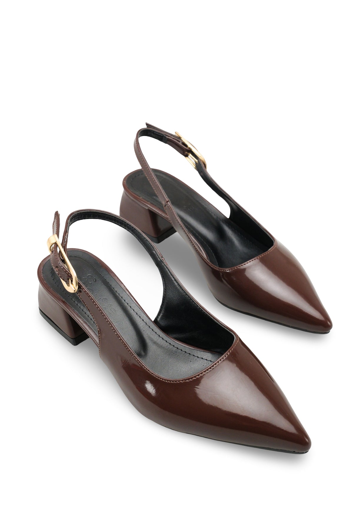 Riccon Kadın Sivri Burunlu Arkası Açık Topuklu Ayakkabı 001295