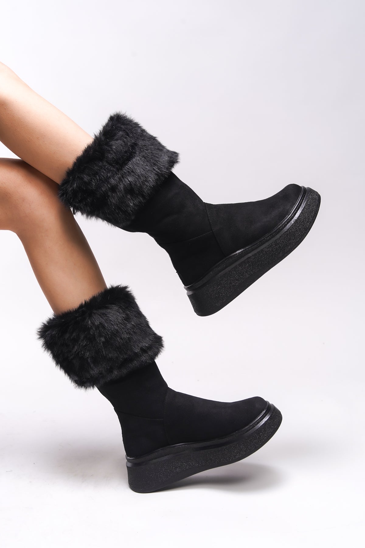 Riccon Vicriara Kadın Kürklü Bot 00121000