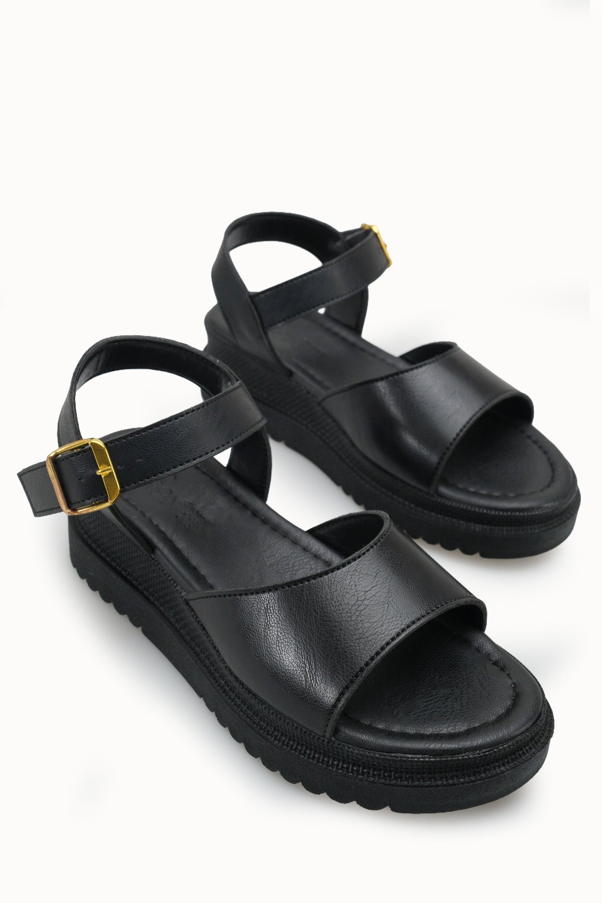 Riccon Kadın Sandalet 0012806 Siyah
