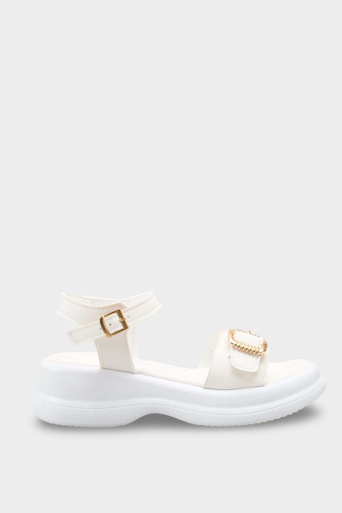 Riccon Kadın Sandalet 00121065 Beyaz