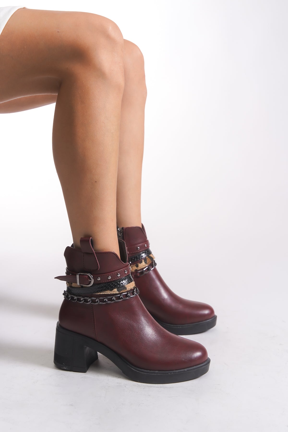 Riccon Niralynth Kadın Bot 0012560 Bordo