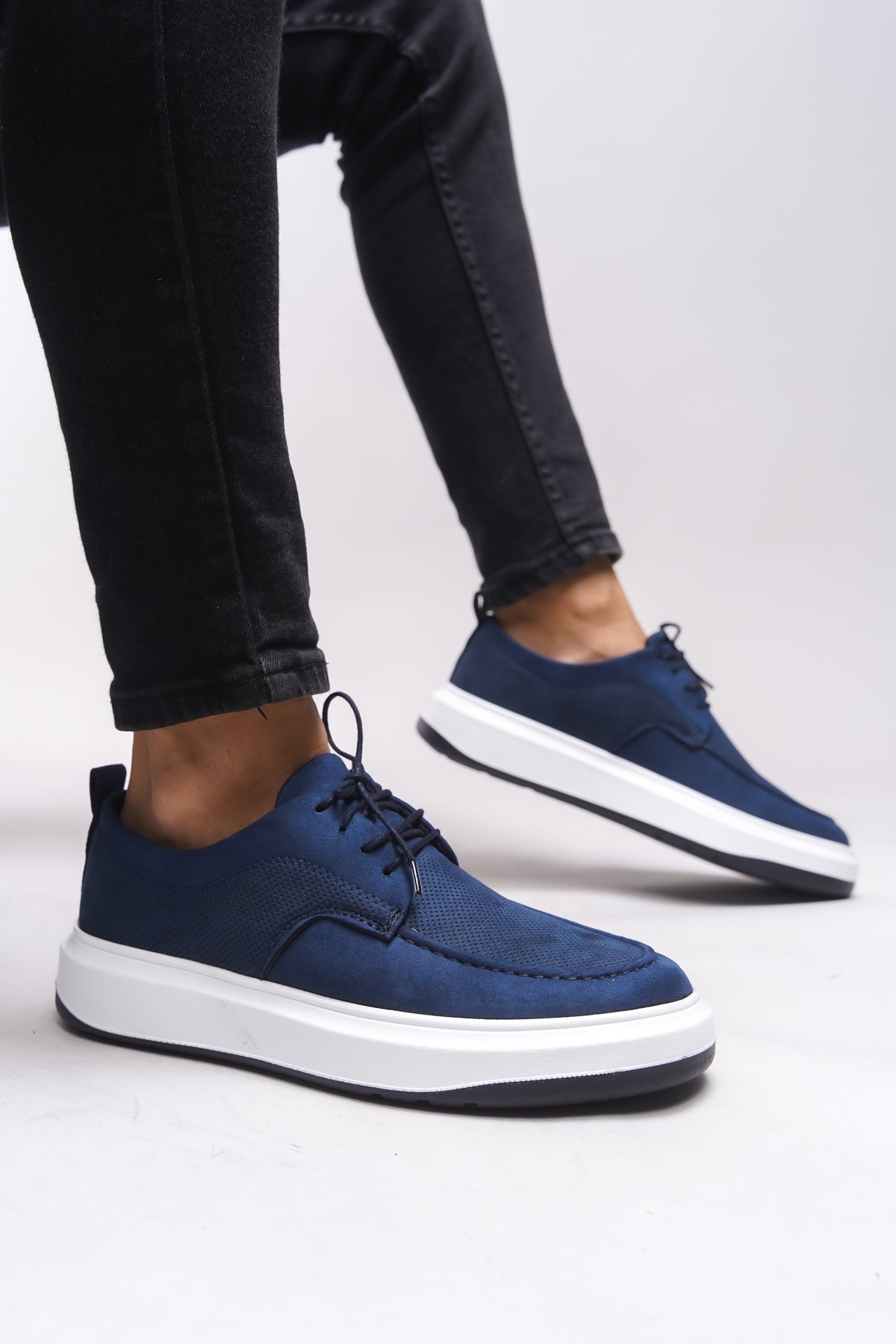 Riccon Raimfyr Erkek Sneaker 0012485 Lacivert Süet