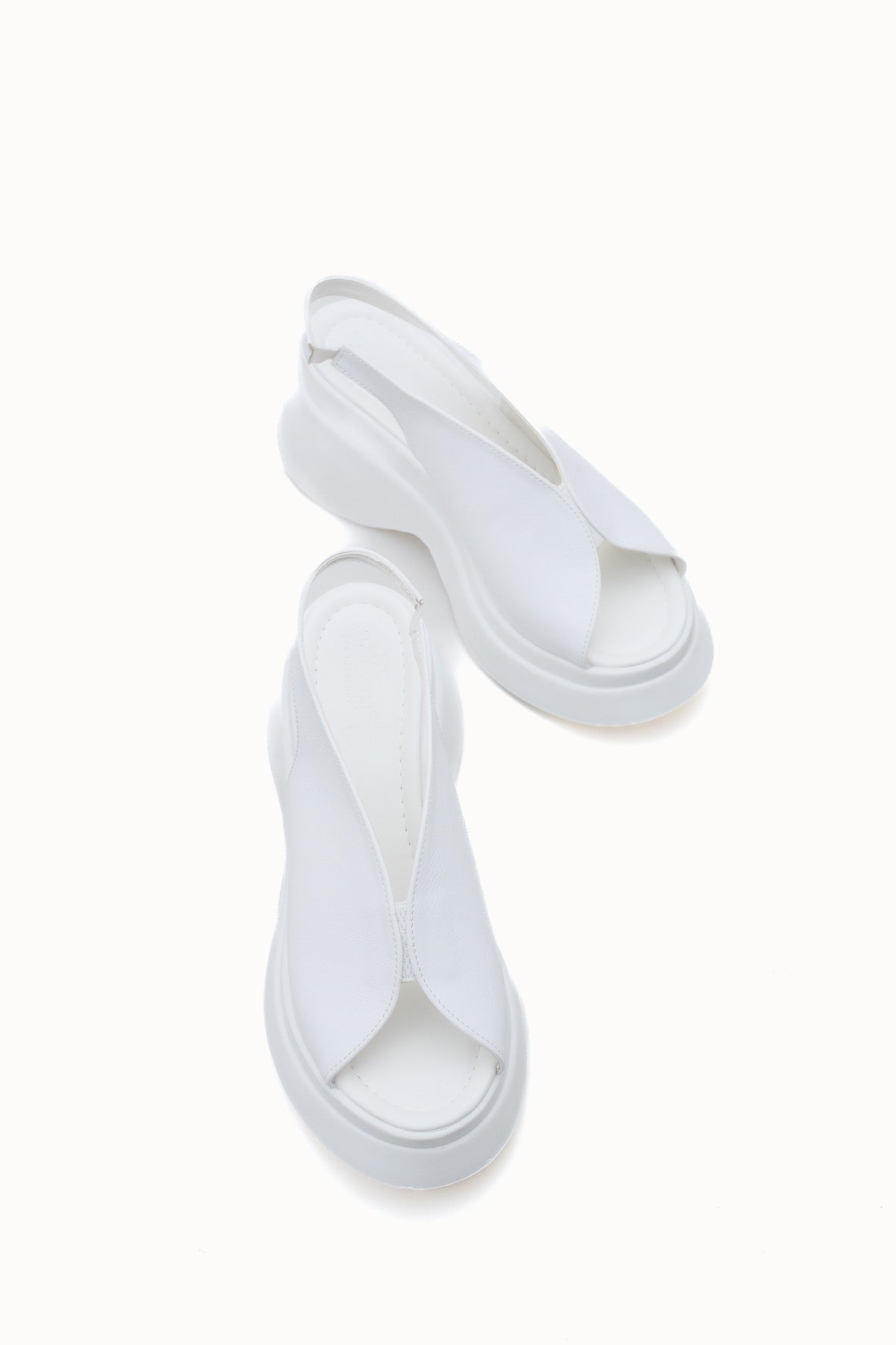 Riccon Kadın Sandalet 0012913 Beyaz