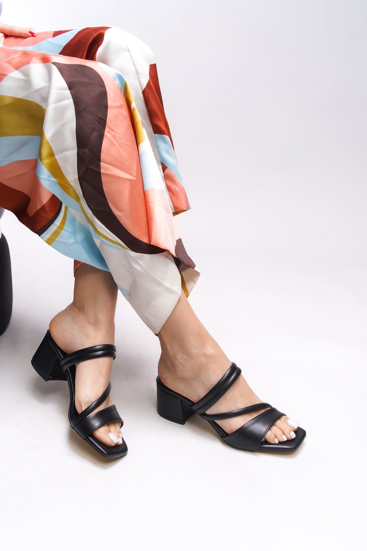 Riccon Lesnalue Kadın Topuklu Terlik 0012115