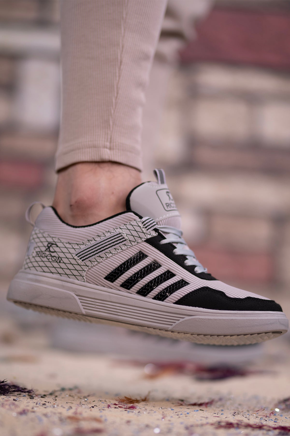 Riccon Erkek Sneaker 001222 Buz Siyah