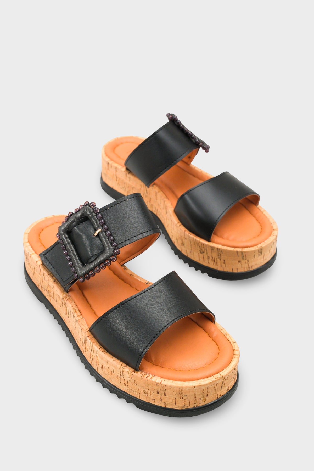 Riccon Kadın Terlik 0012482 Siyah Cilt