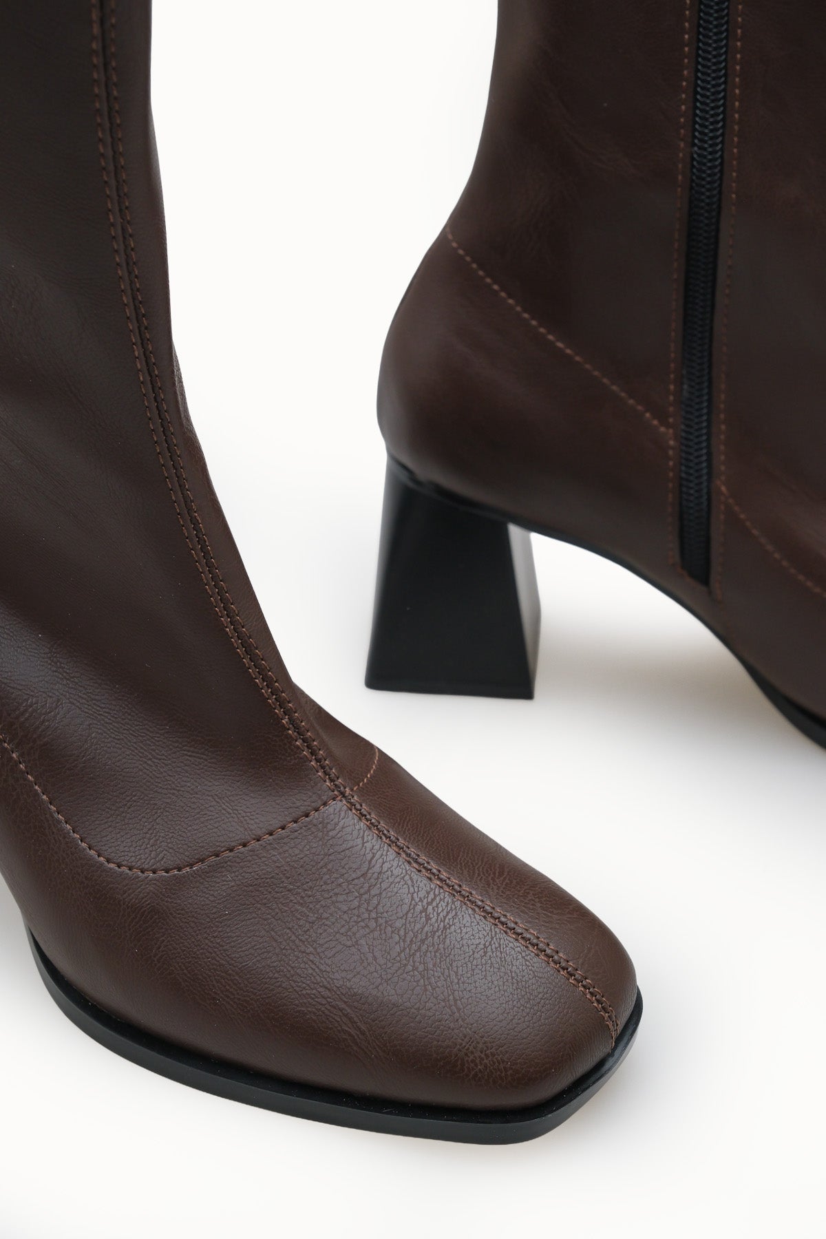 Riccon Kadın Topuklu Bot 00122100 Kahverengi Cilt