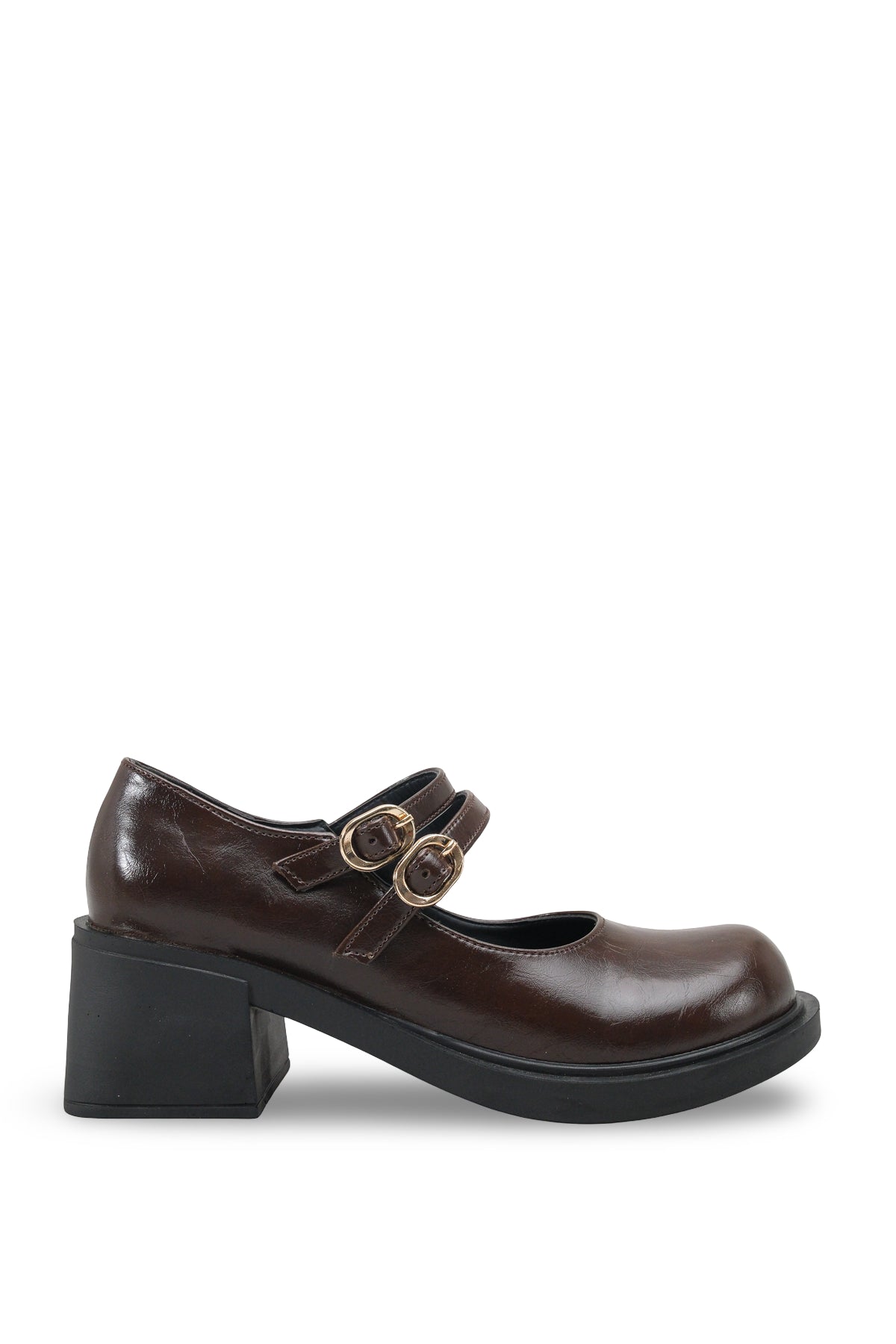 Riccon Merlyrra Kadın Loafer 0012502 Kahverengi Rugan