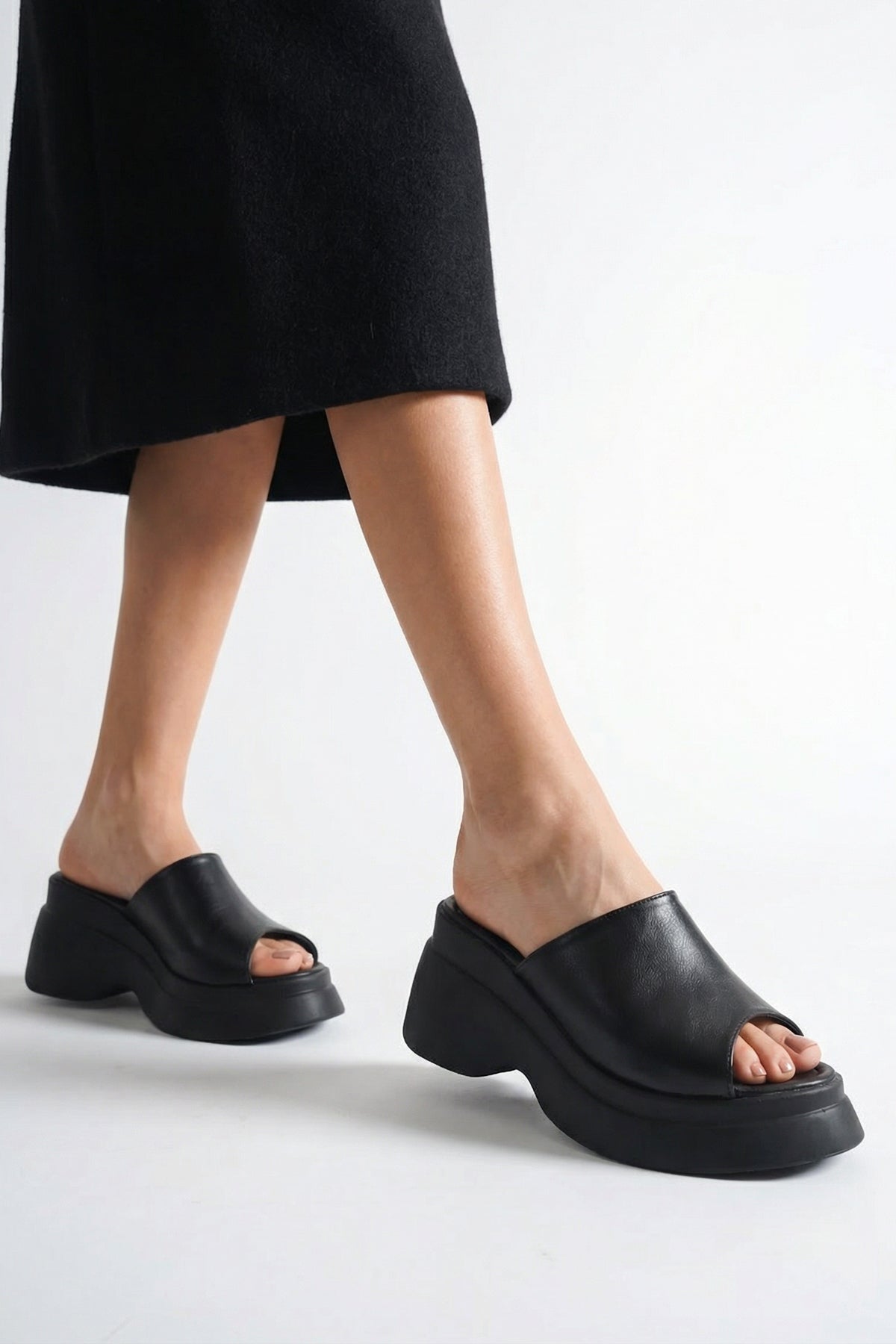 Riccon Kadın Terlik 0012905 Siyah