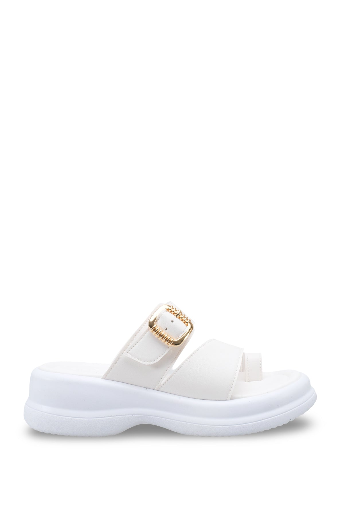 Riccon Kadın Parmak Arası Terlik 00121024 Beyaz